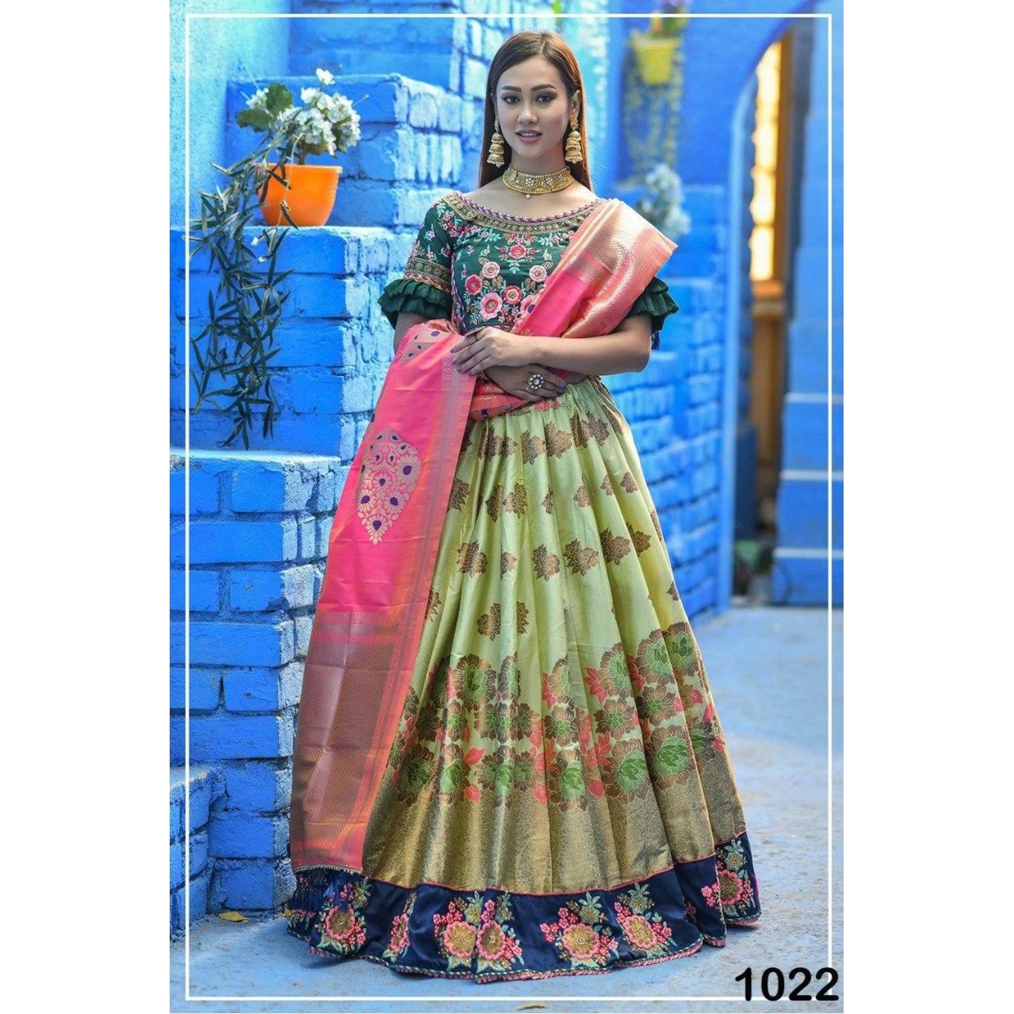 Banarasi Silk Lahengha