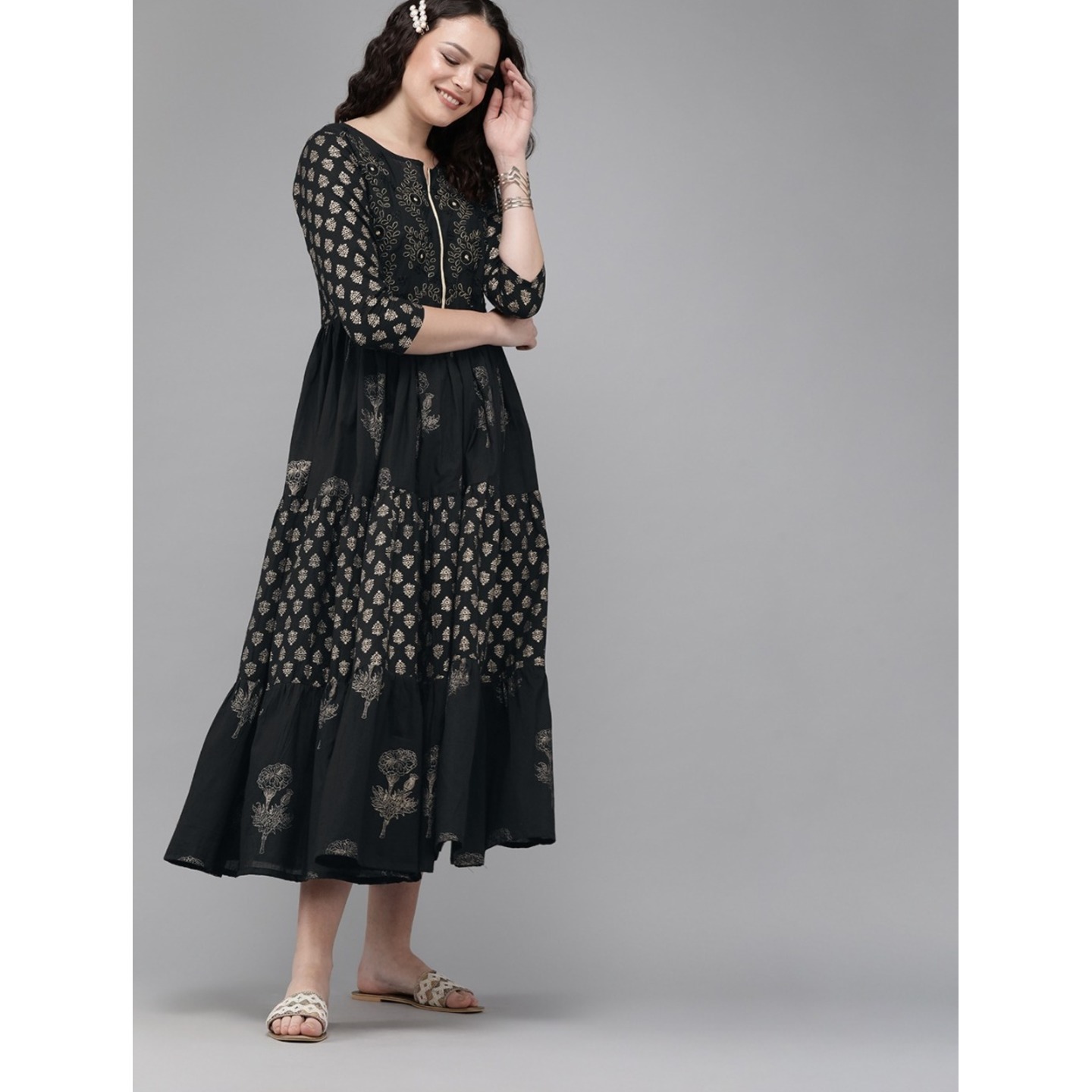Jaipuri Maxi Dress