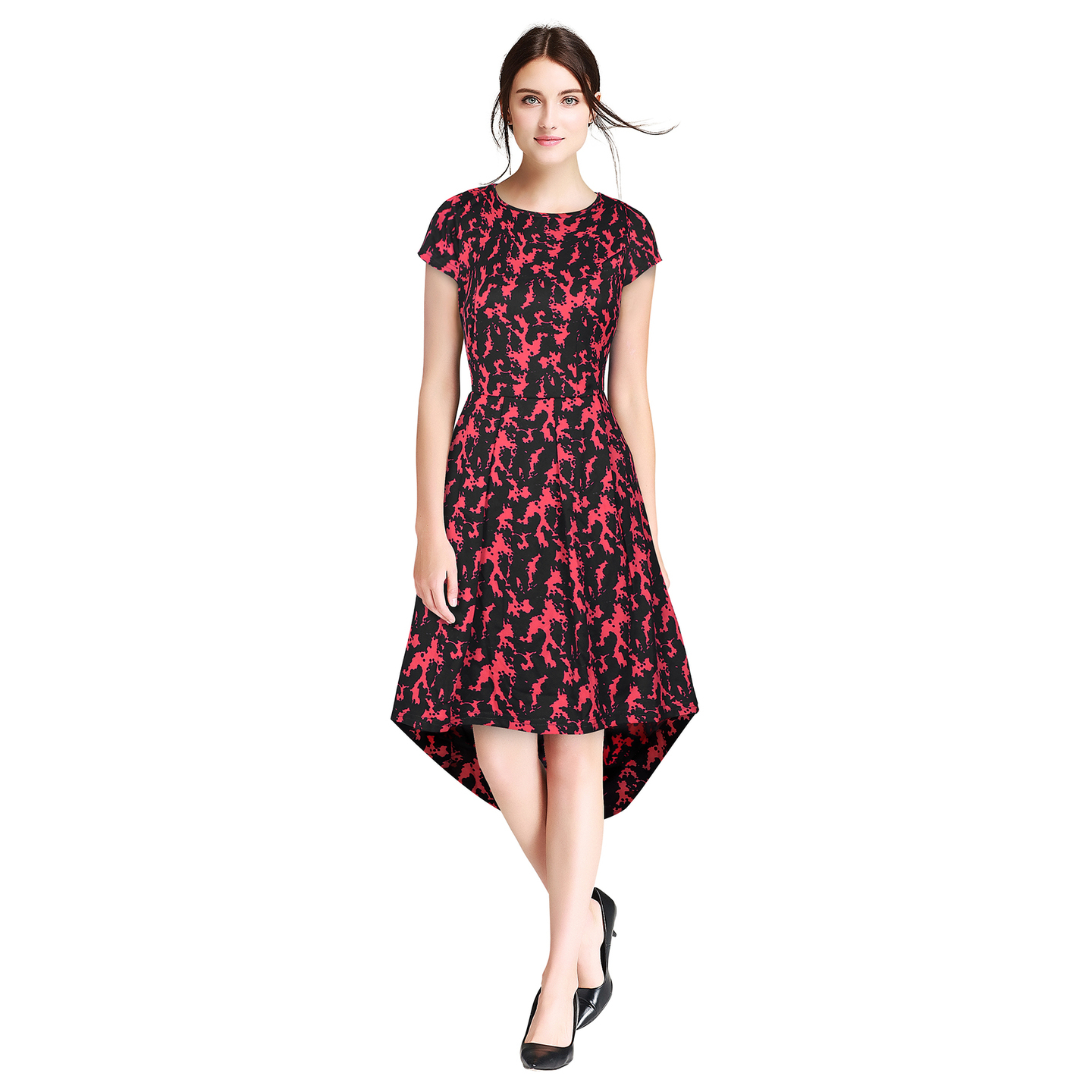 ISHA GAJARI PRINTED SKATER DRESS