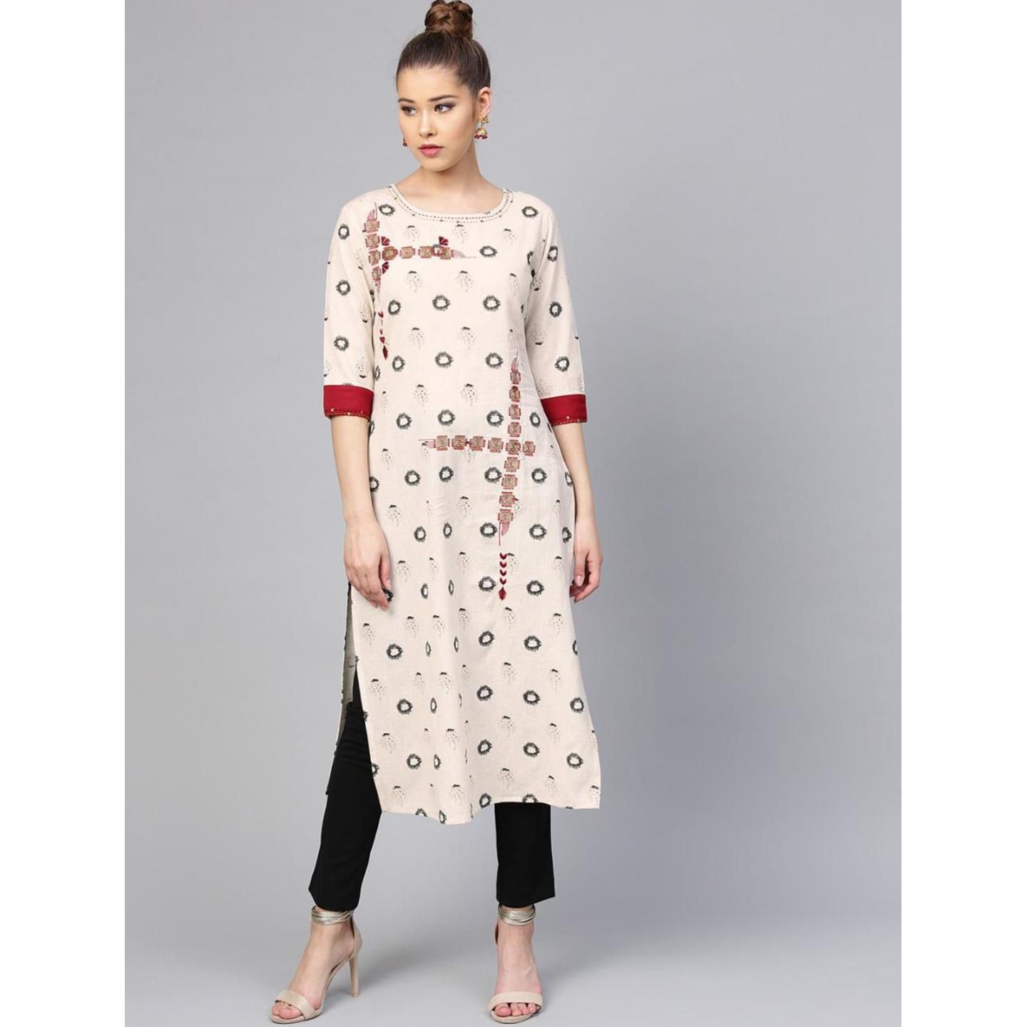 Jaipuri Straight Kurta