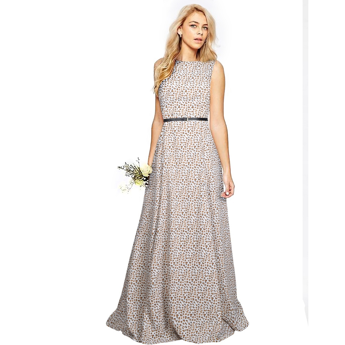 PEPE LEAOPARD GOWN
