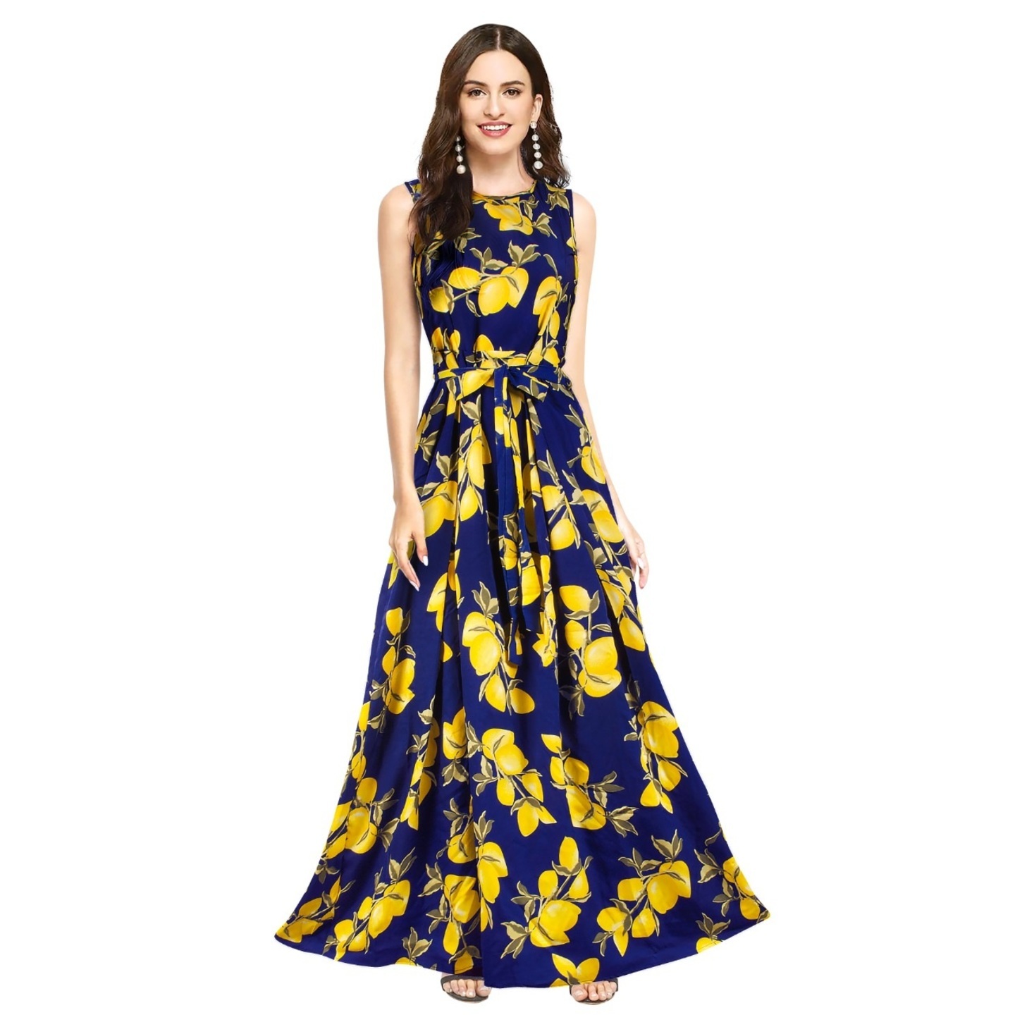 LOVELY LEMON BLUE GOWN