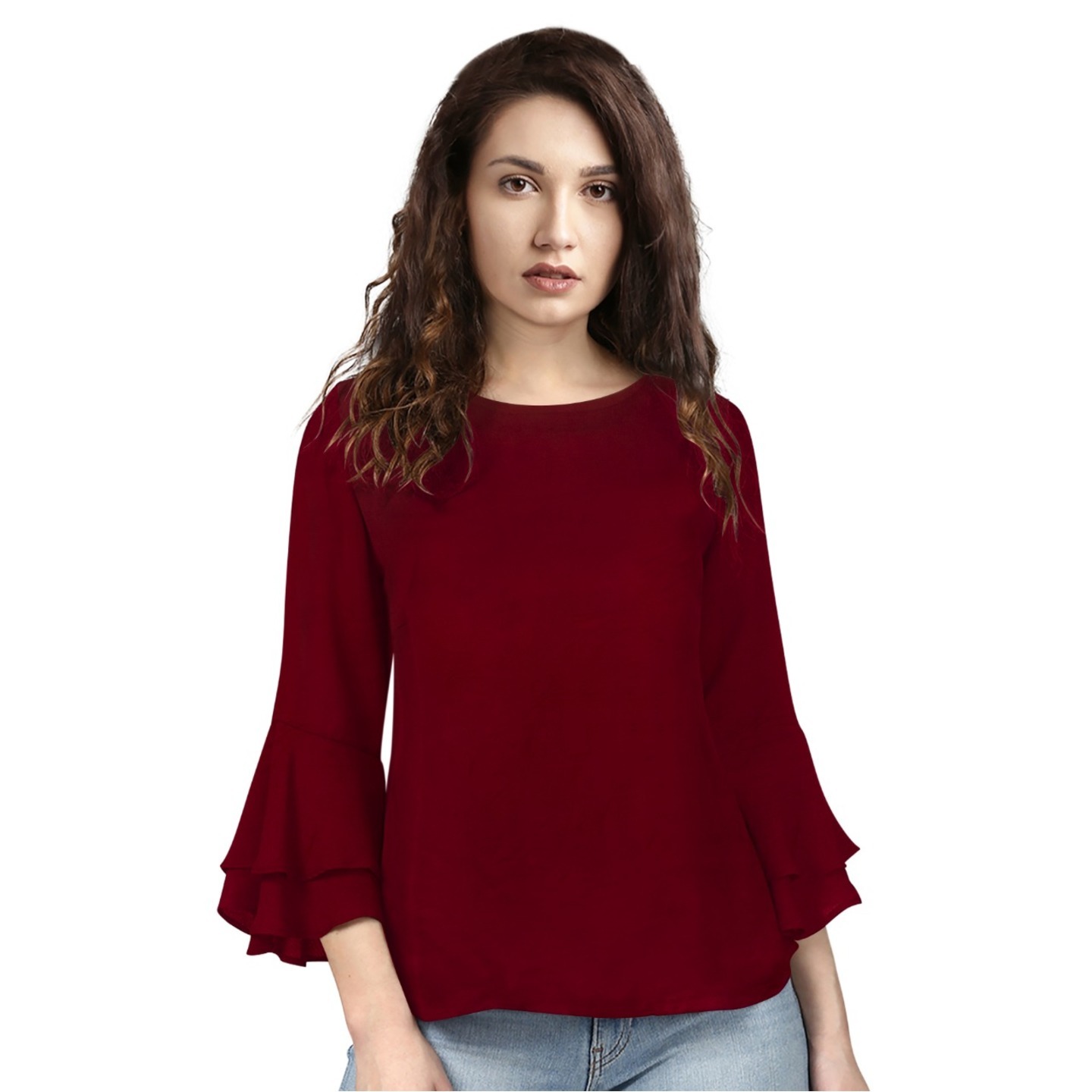Trendy Tipsy Maroon Top