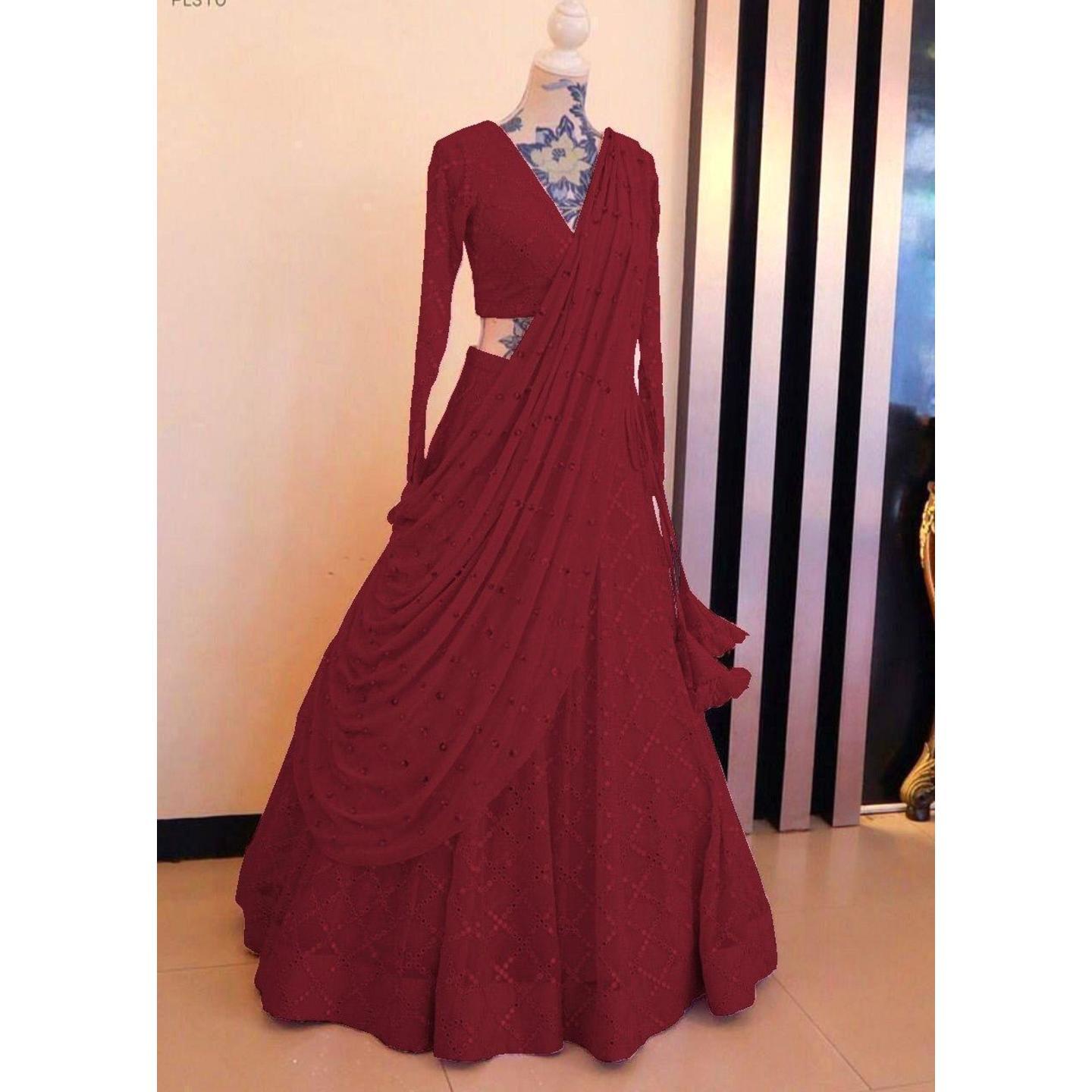 Navratri Special Rayon Cotton with Sequins work Lehenga Choli Collection