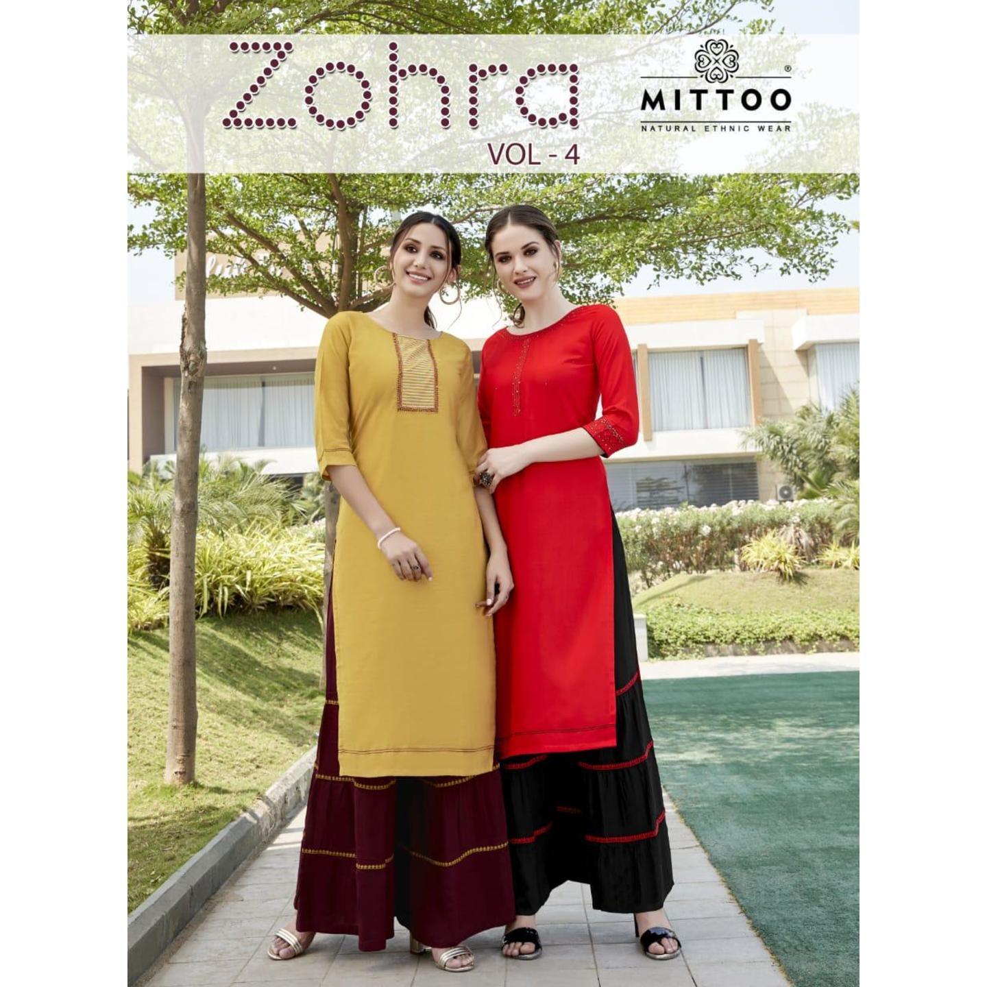 MITTOO ZOHRA KURTA SHARARA SET