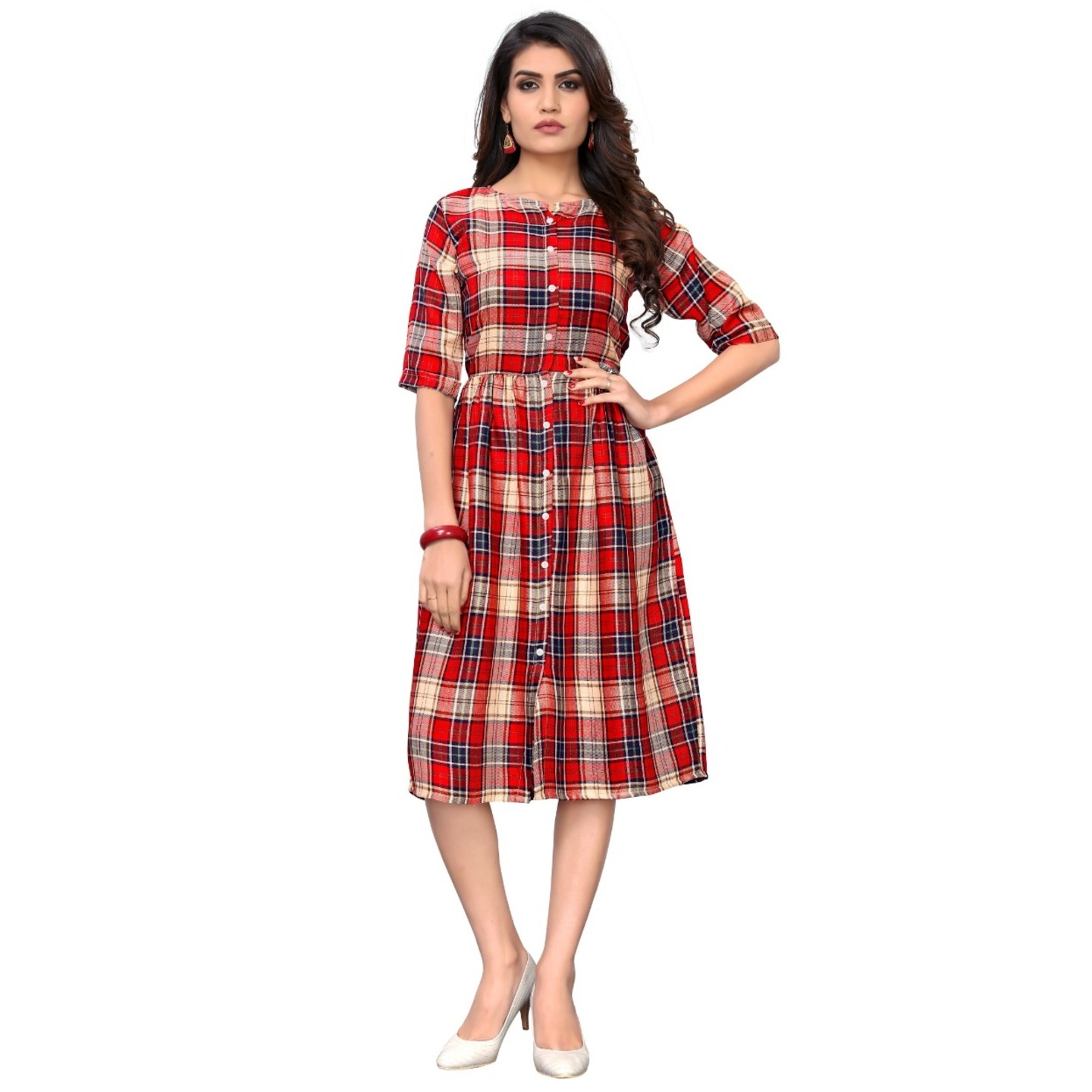 ELEGANT LONG SKATER DRESS