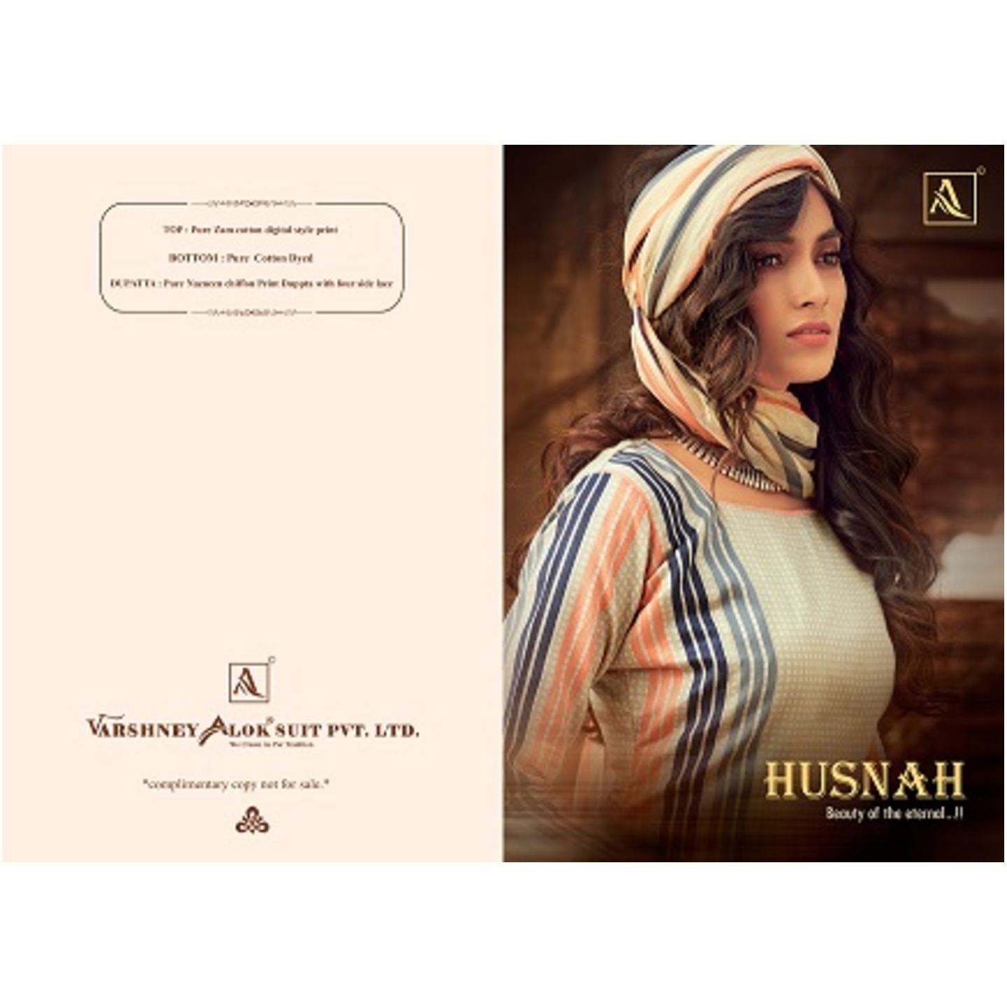 Alok Suit - Make it India Launches its New Catalog:  HUSNAH