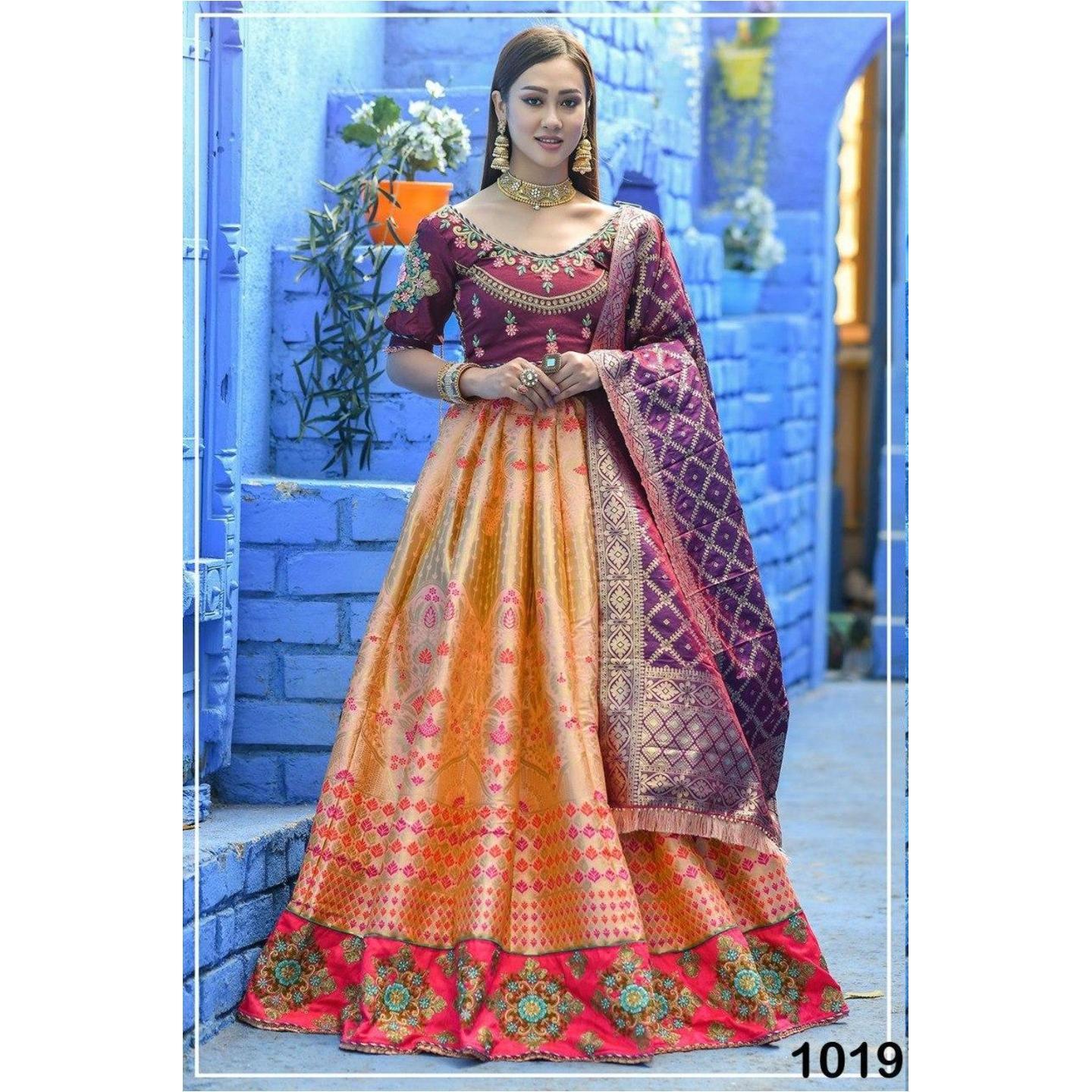 Banarasi Silk Lahengha