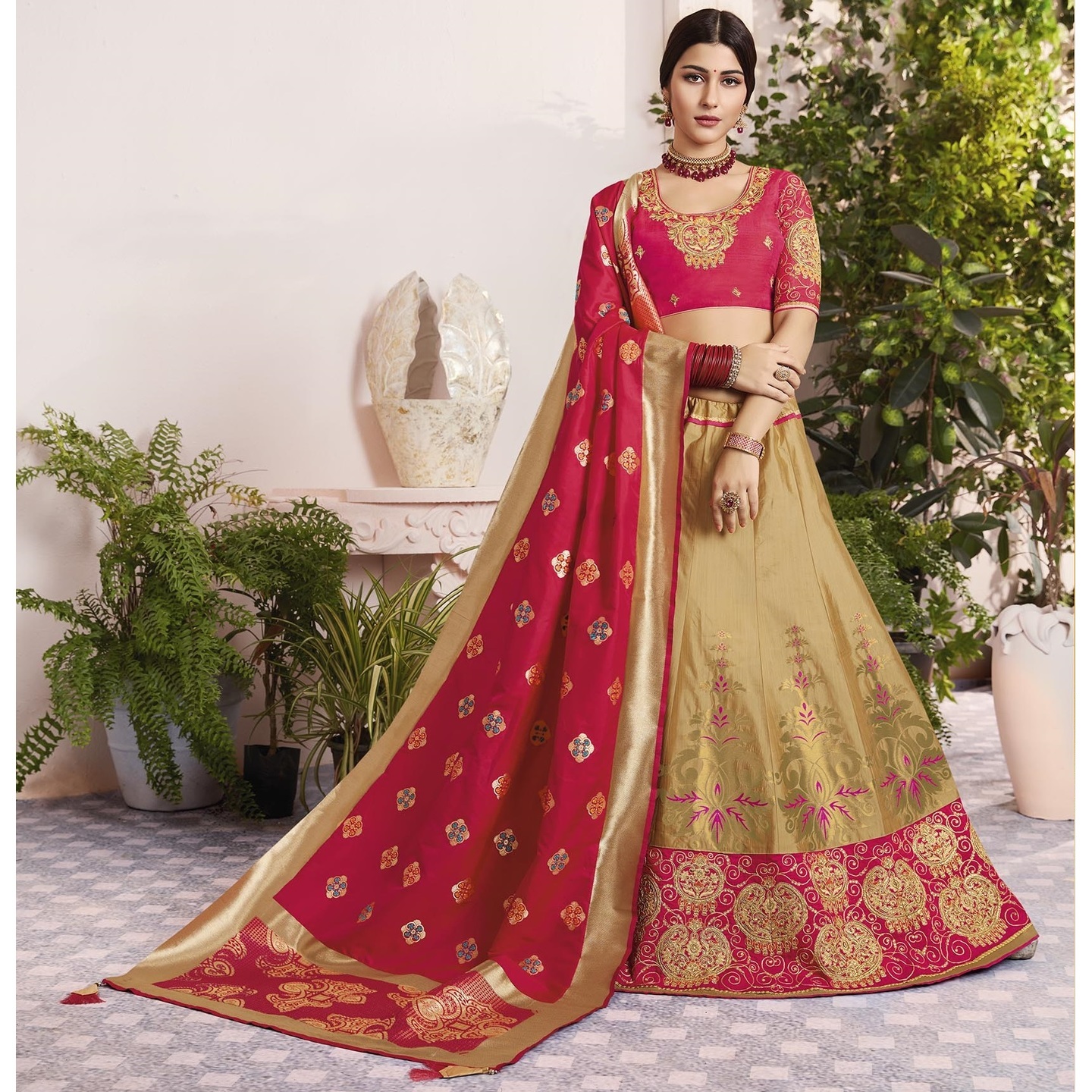 DESIGNER SILK LEHENGA