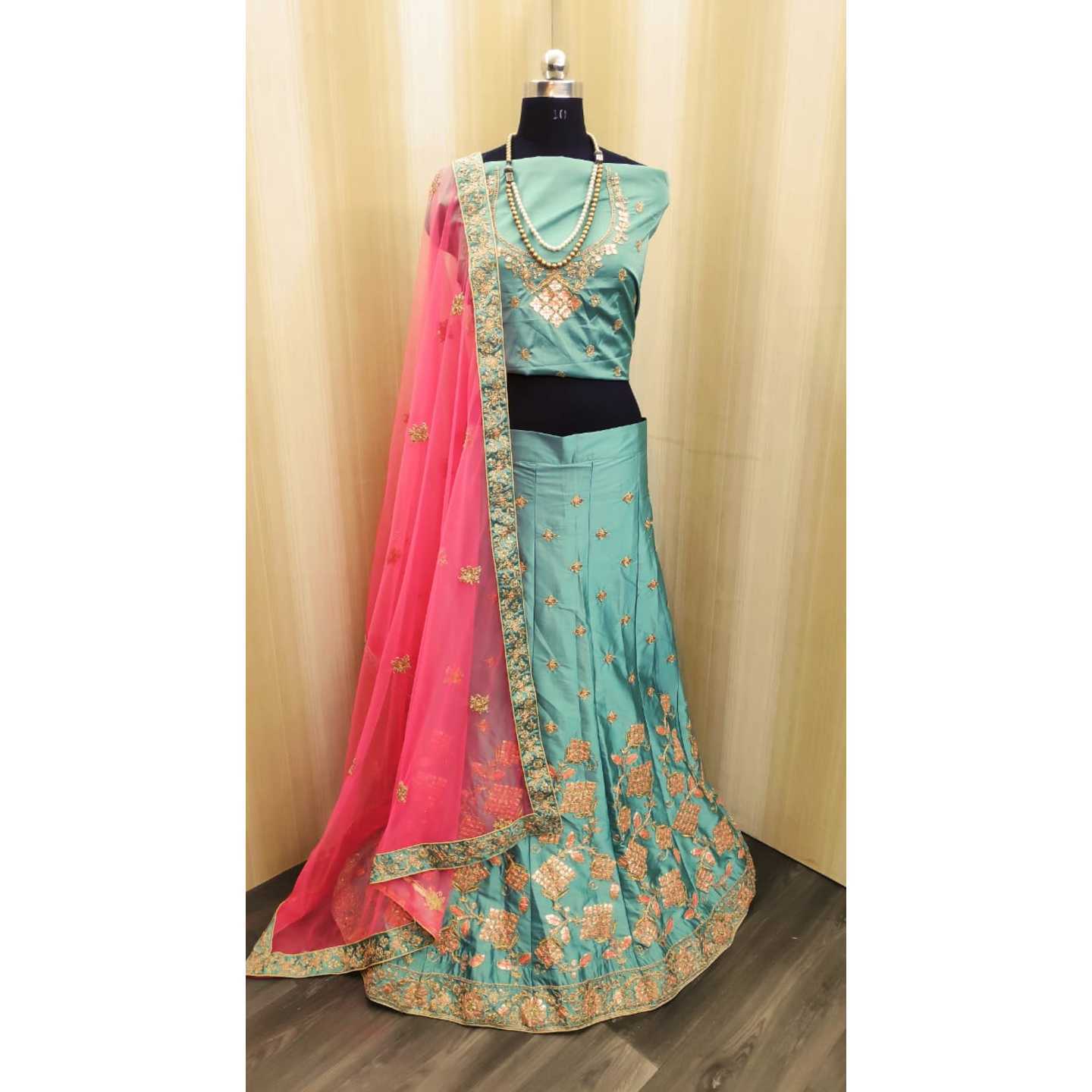 DESIGNER SILK LEHENGA CHOLI