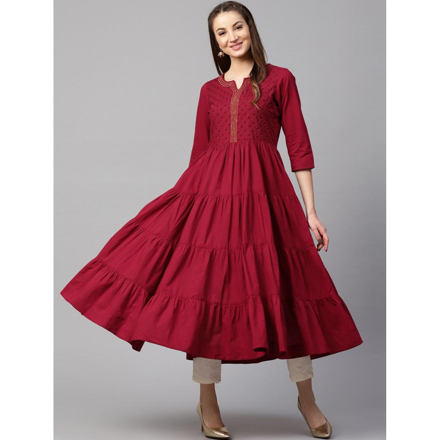 Jaipuri Anarkali Kurta