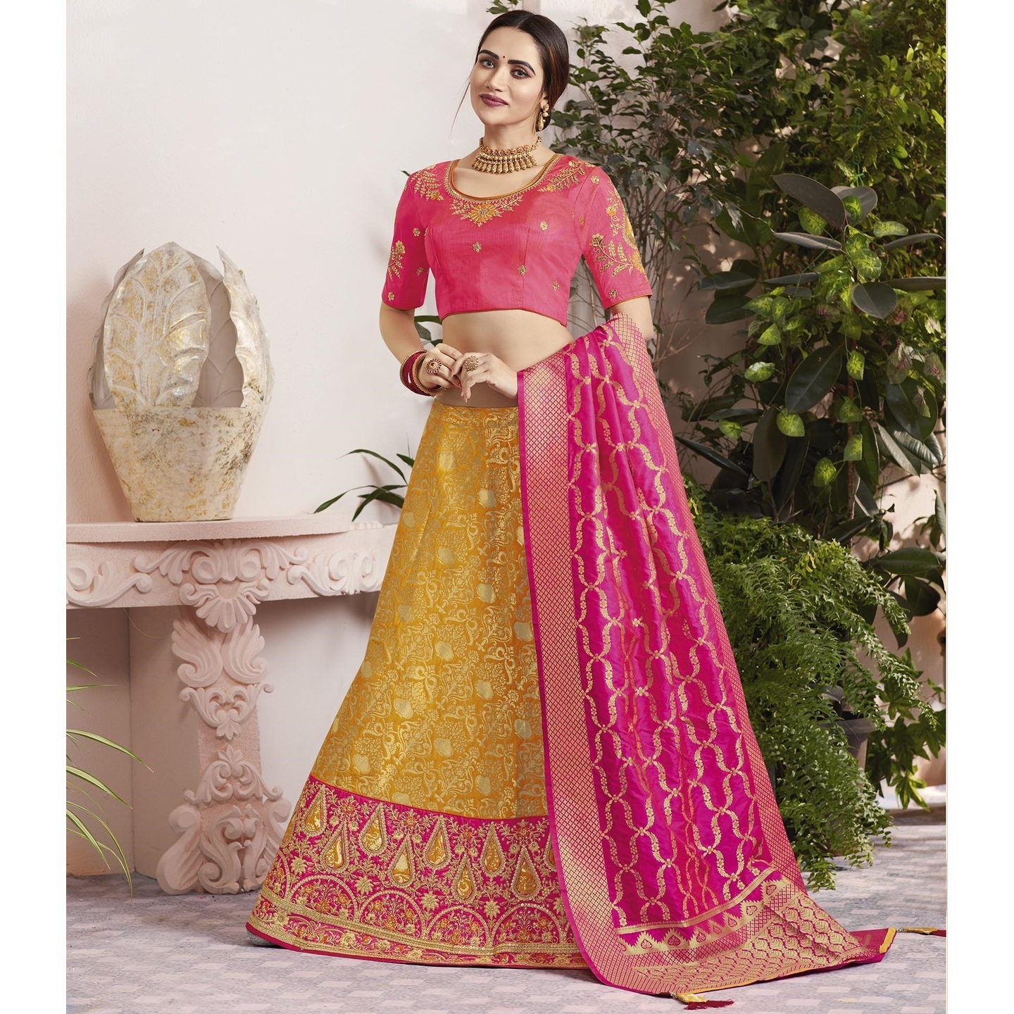 DESIGNER SILK LEHENGA