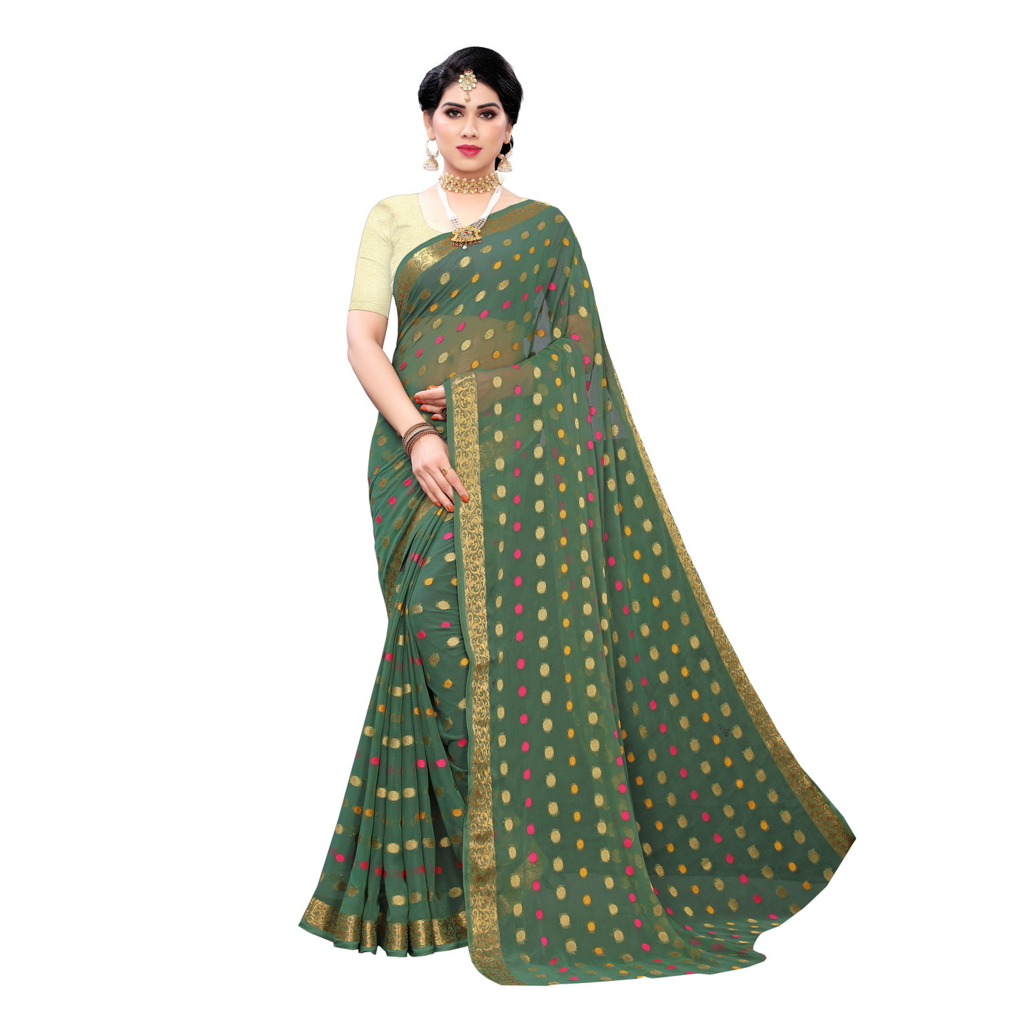 JUPITER MEHENDI DESIGNER SAREE