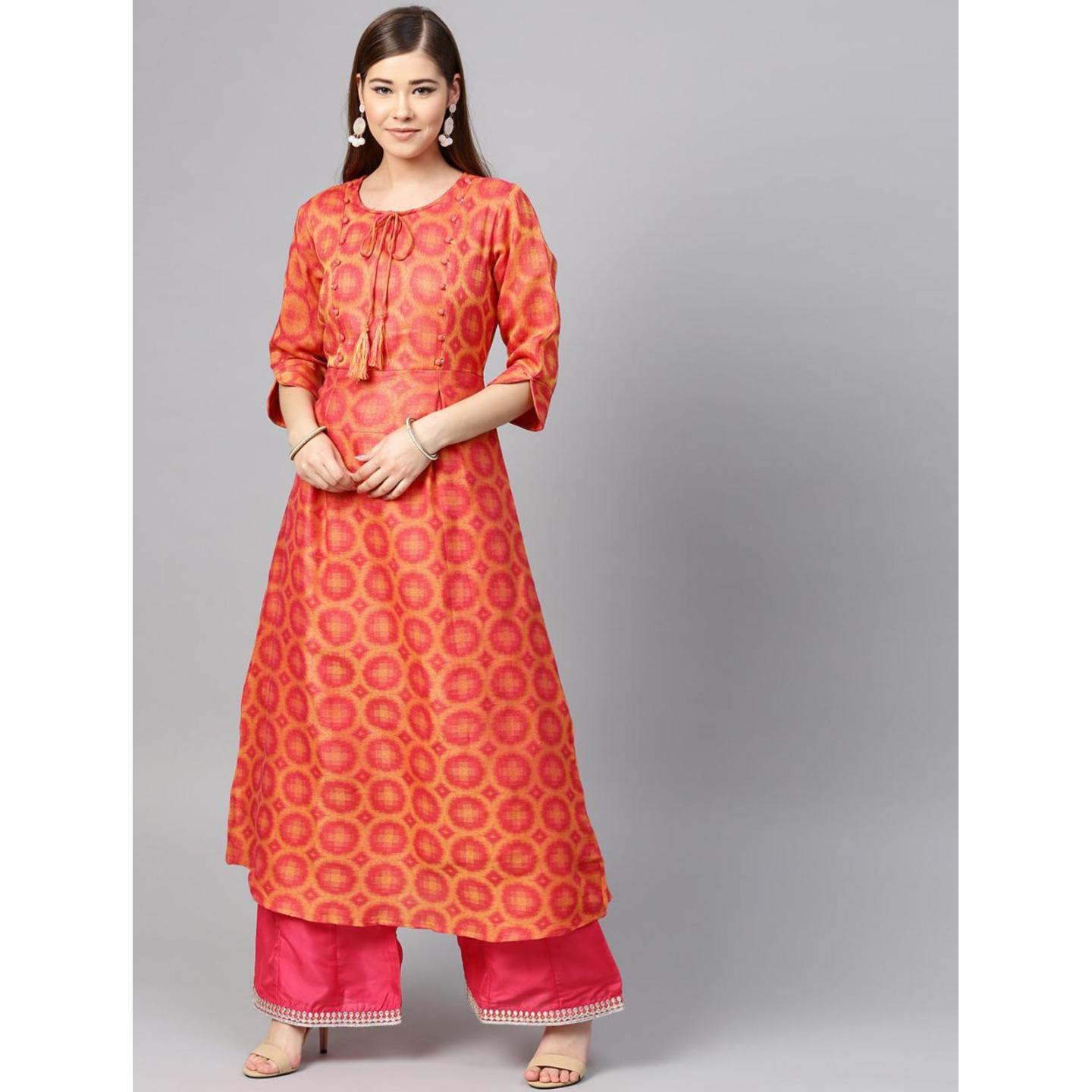 Jaipuri A-Line Kurta