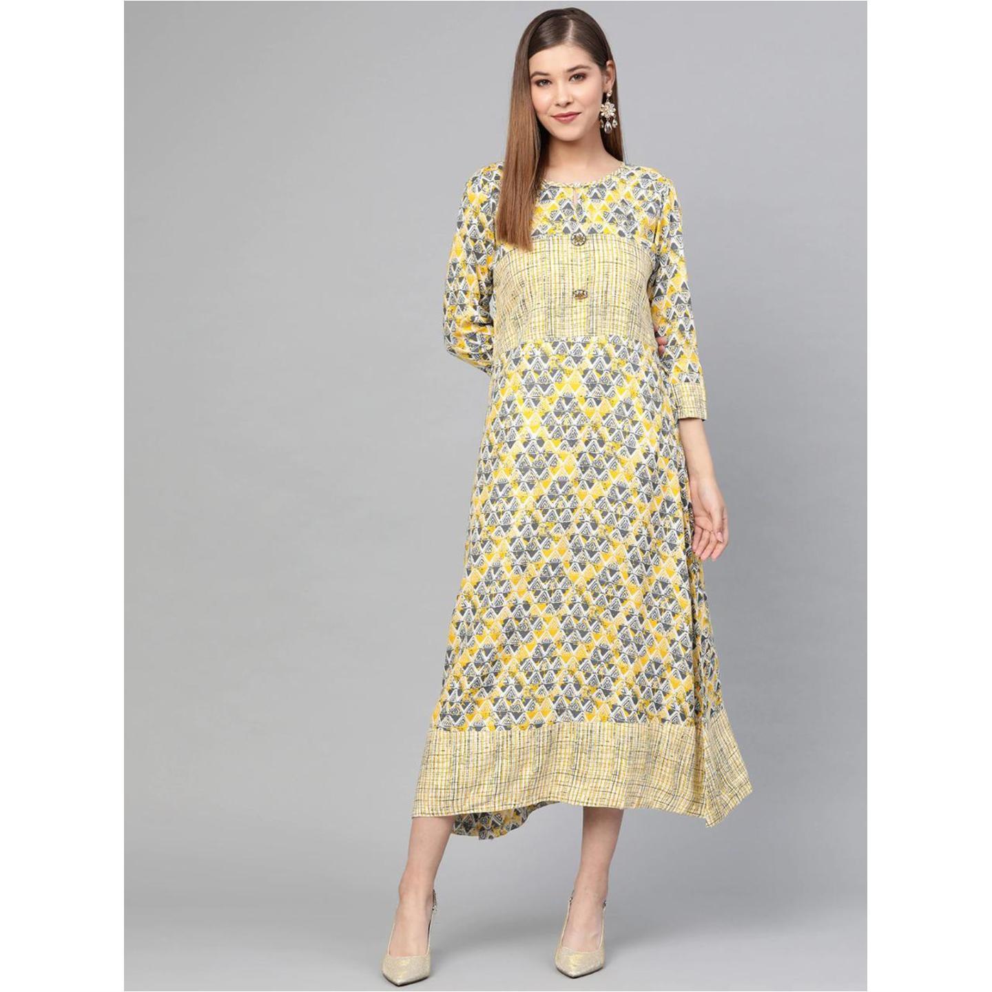 Jaipuri Maxi Dress