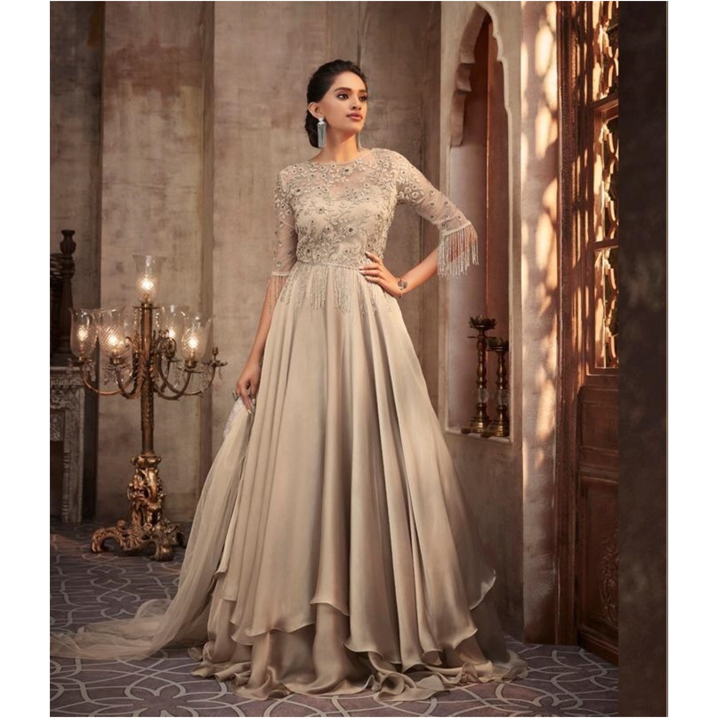 DESIGNER MOHINI GLAMOUR ENGLISH GOWN