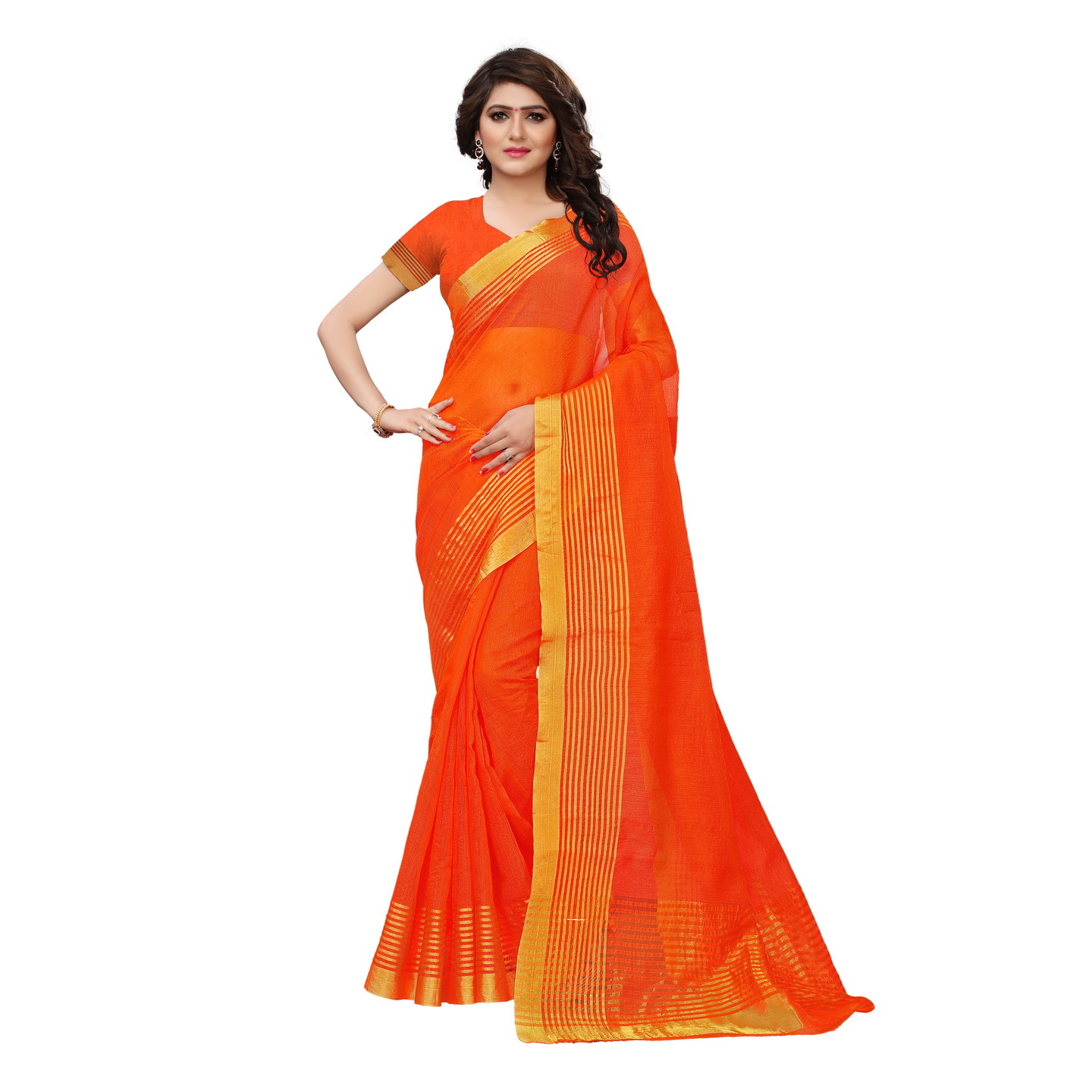 Keshvi Cotton Silk Saree