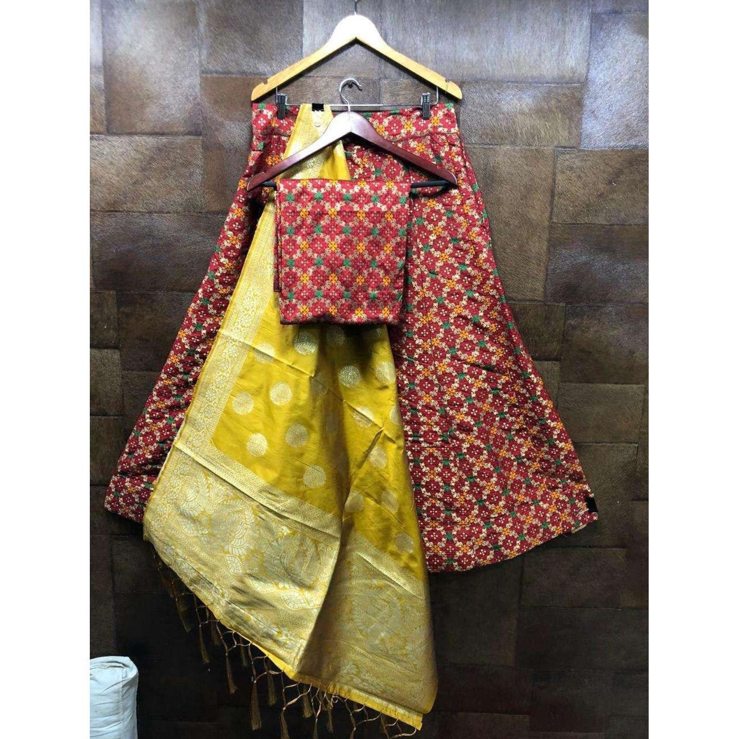TAJ Vol 1 Banarasi Silk Lehenga