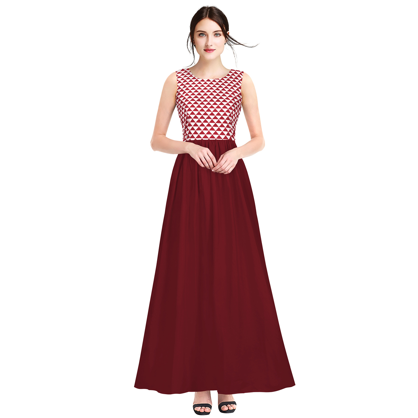 BUBBLY BARBY MAROON GOWN