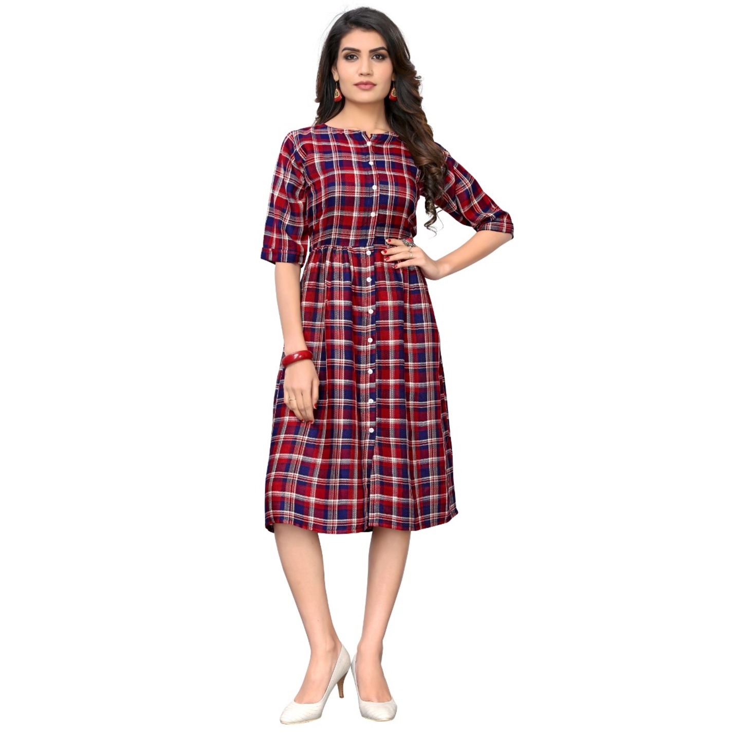ELEGANT LONG SKATER DRESS