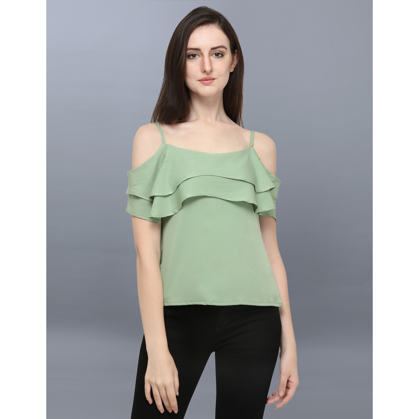 STYLISH GREEN TOP