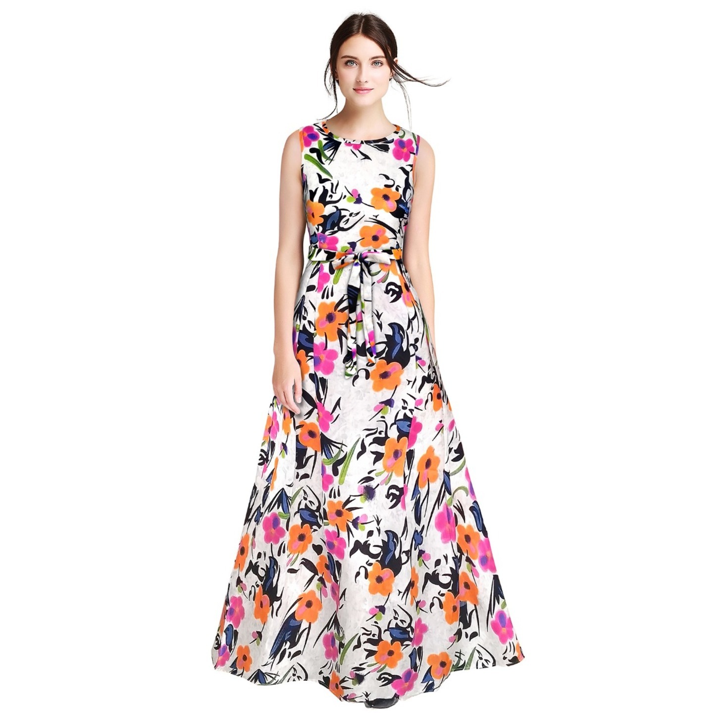 DRIZZLING DOCK ORANGE GOWN