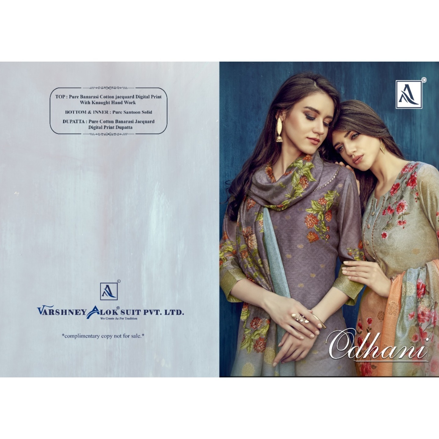 Alok Suit - Make it India  Launches its New Catalog ODHANI