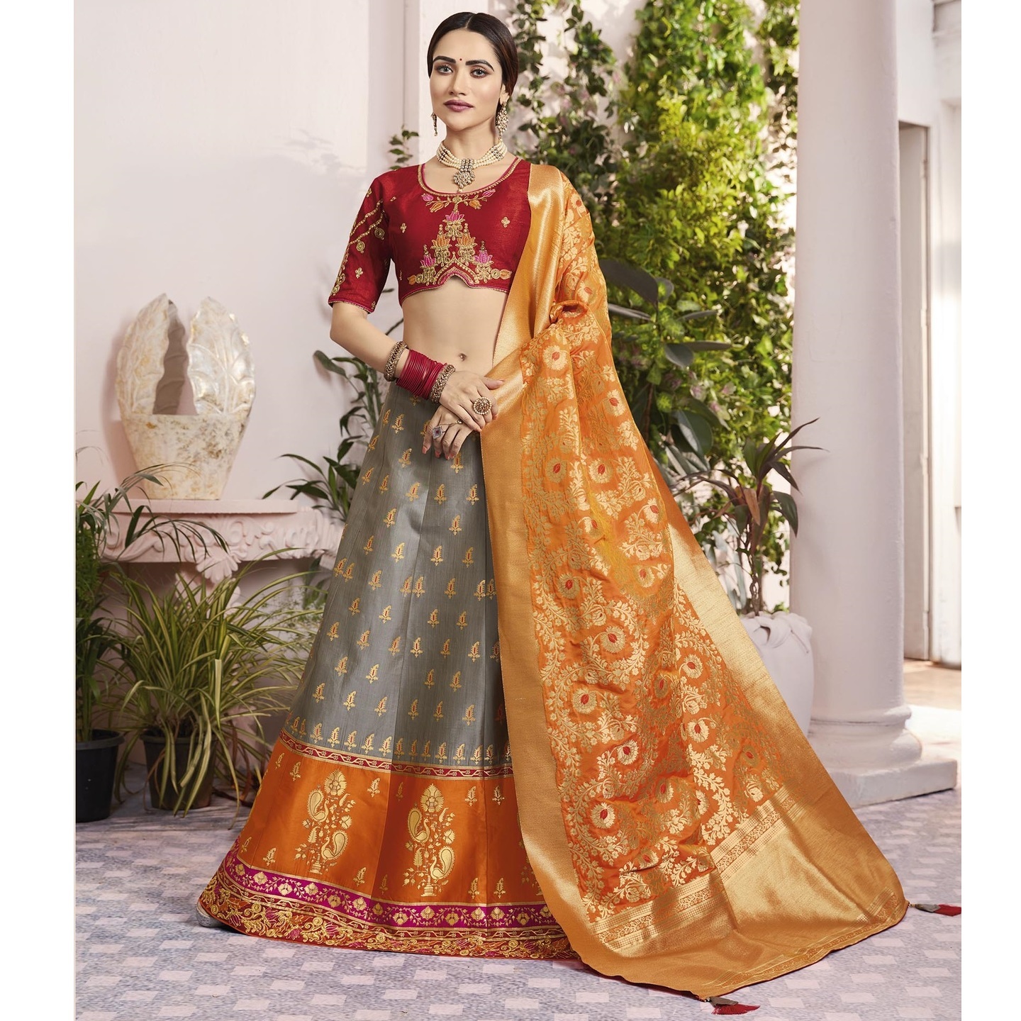 DESIGNER SILK LEHENGA