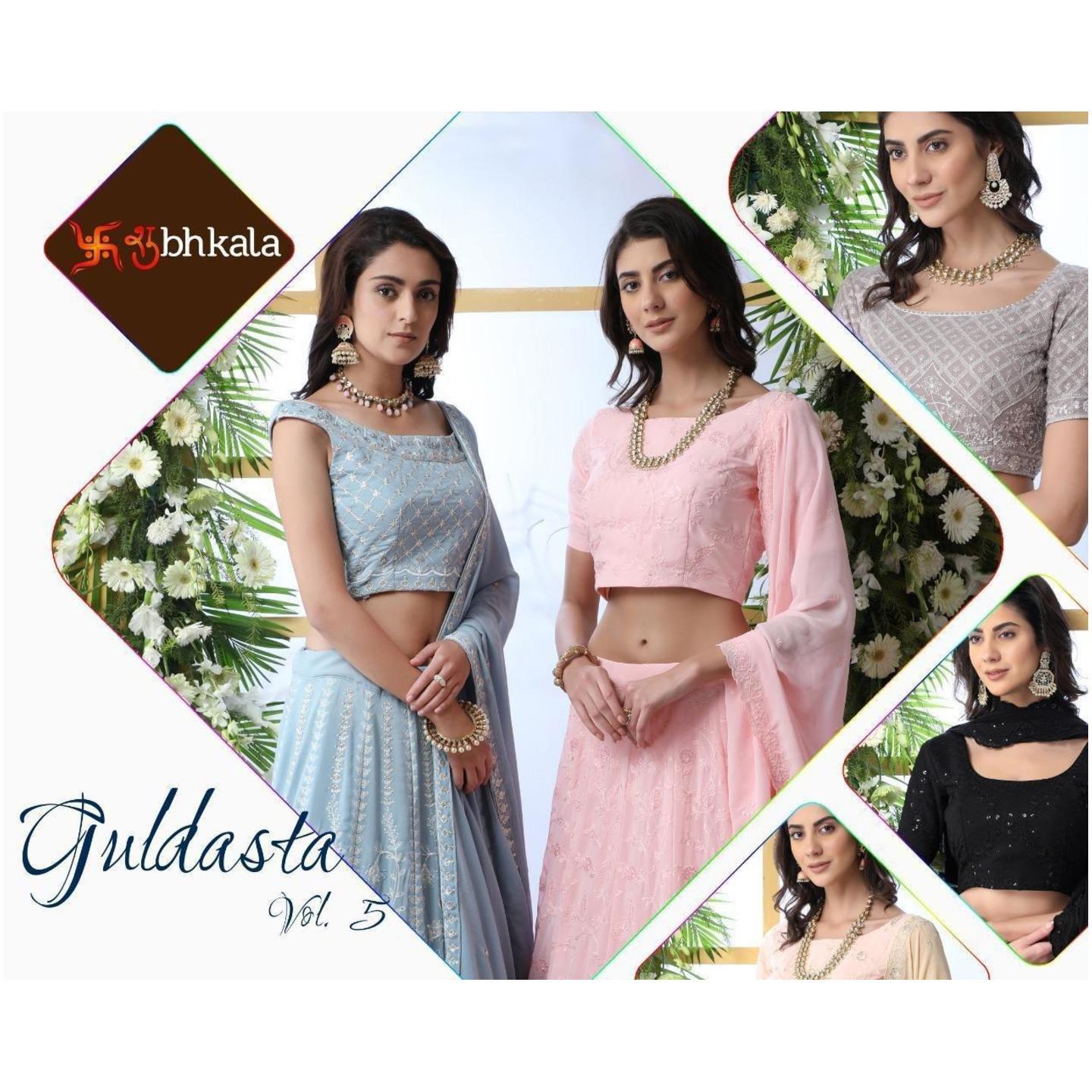GULDASTA by Shubhkala Lehengas