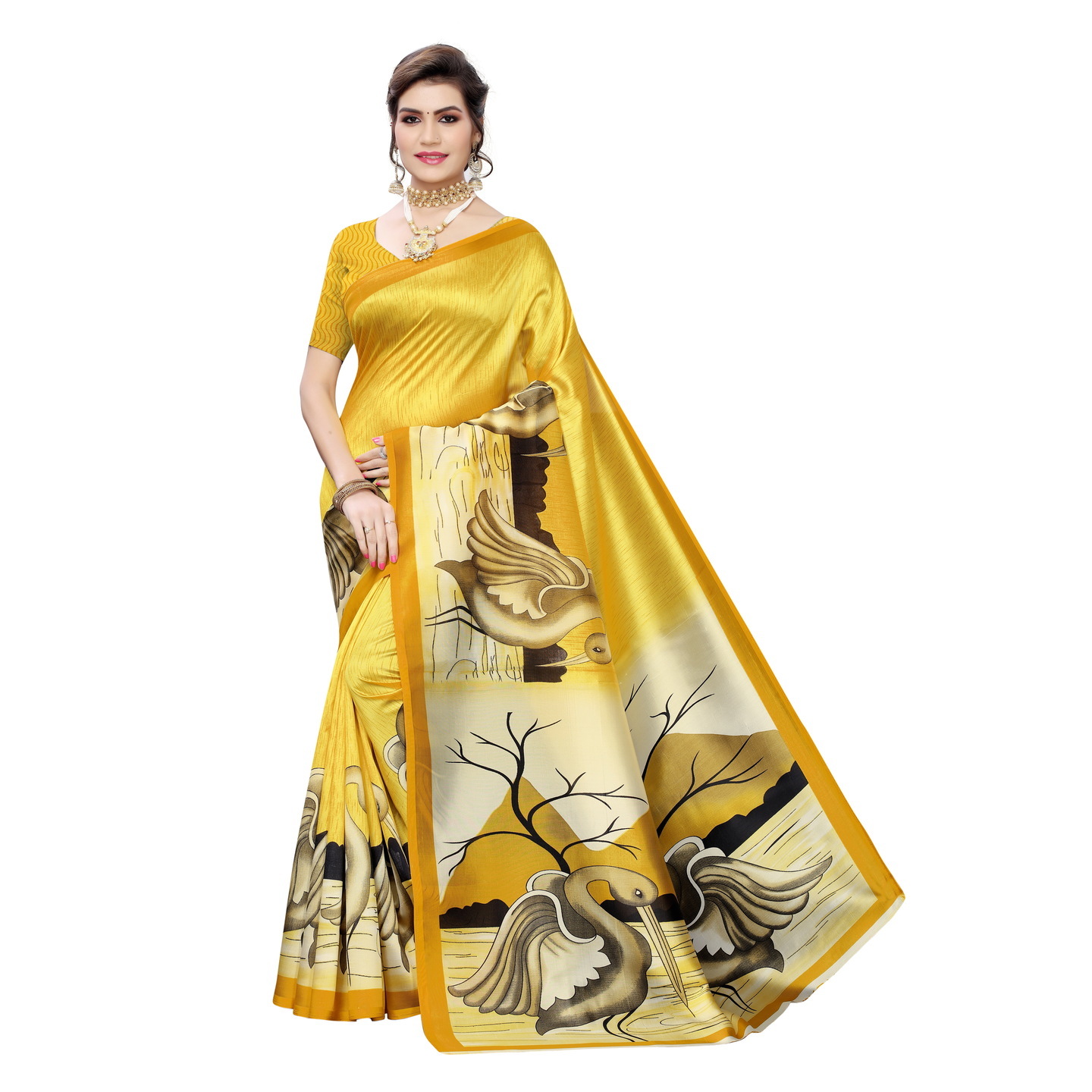 ART SILK SAREES WITH SUPERB PRINTS