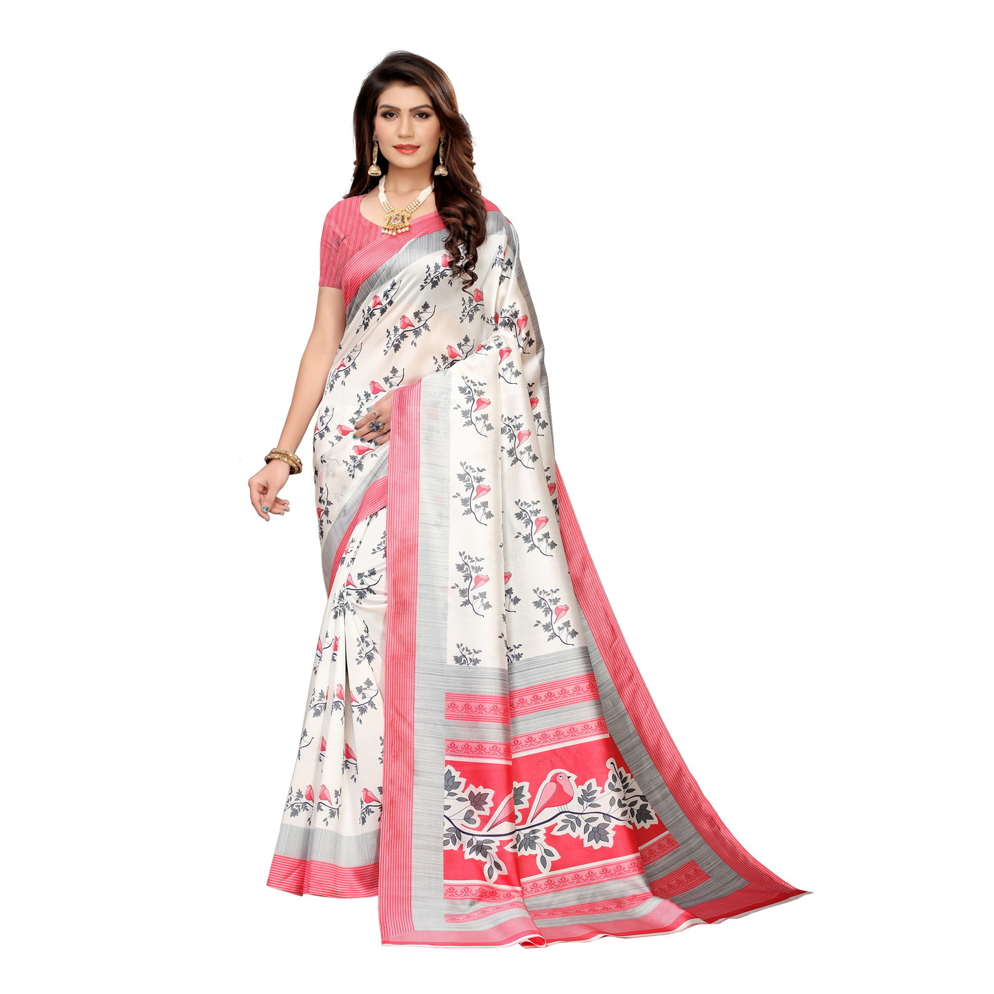 ART SILK SAREES WITH SUPERB PRINTS