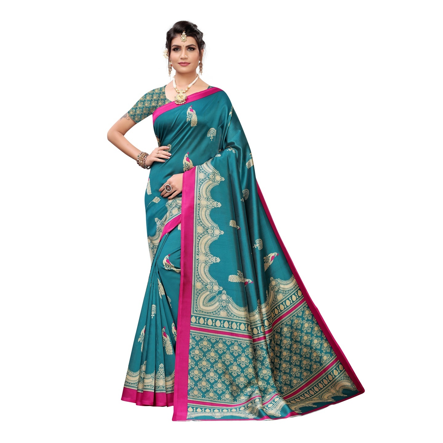 ART SILK SAREES WITH SUPERB PRINTS