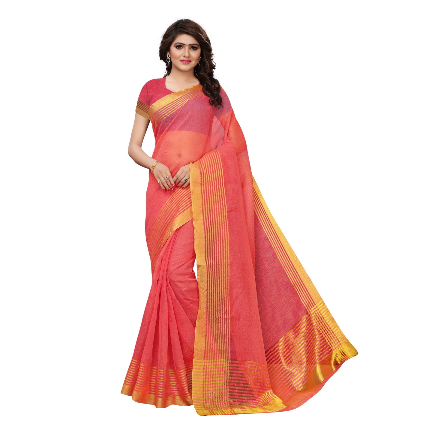 Keshvi Cotton Silk Saree