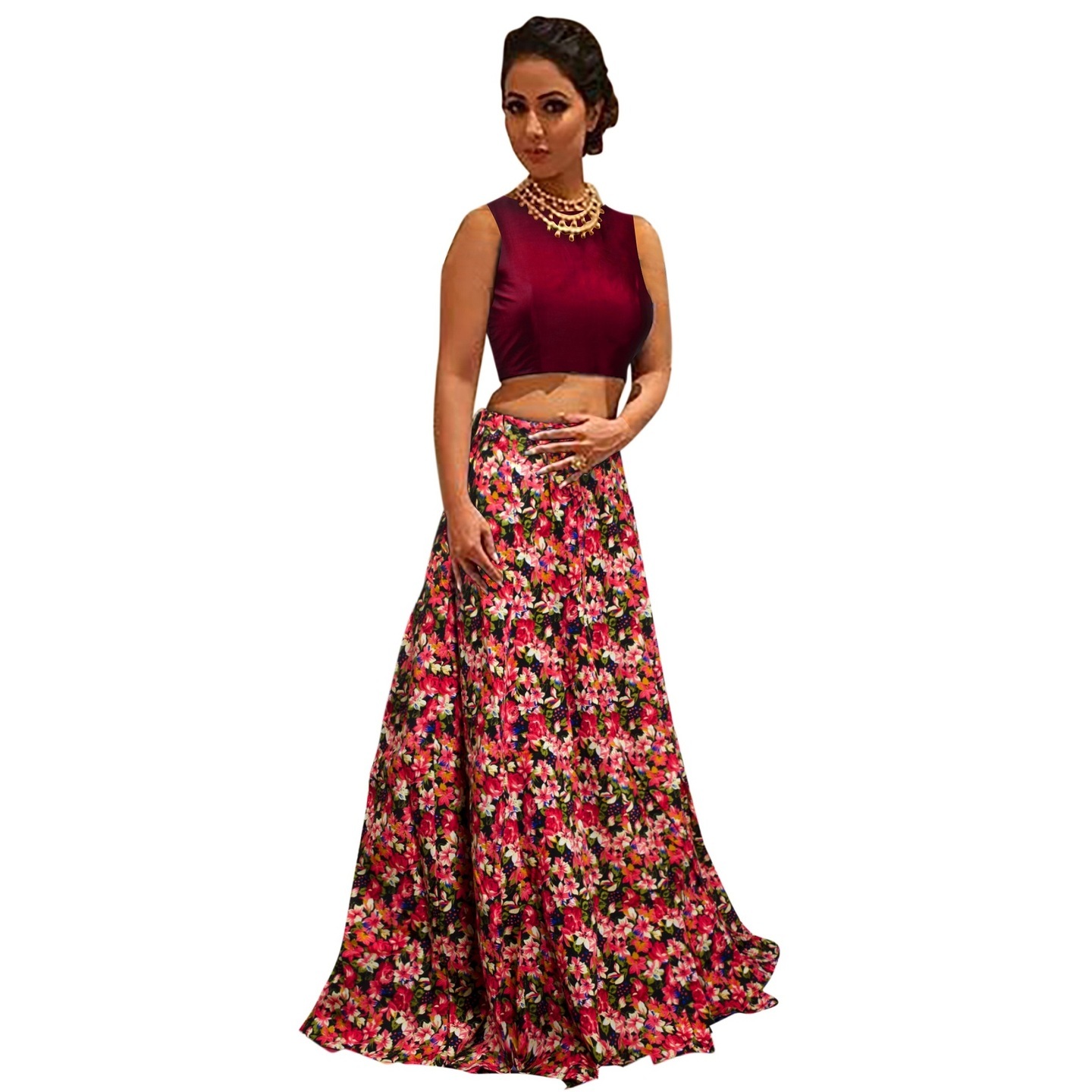 RICH RAJWADI PRINTED LEHENGAS