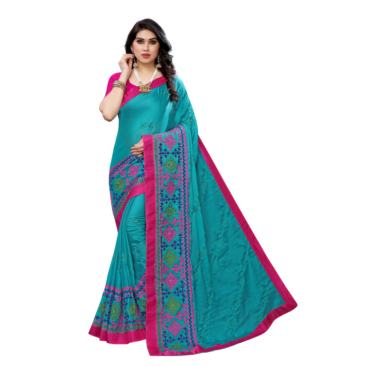 DESIGNER RAMA SUIDHAGA EMBROIDERED SAREE