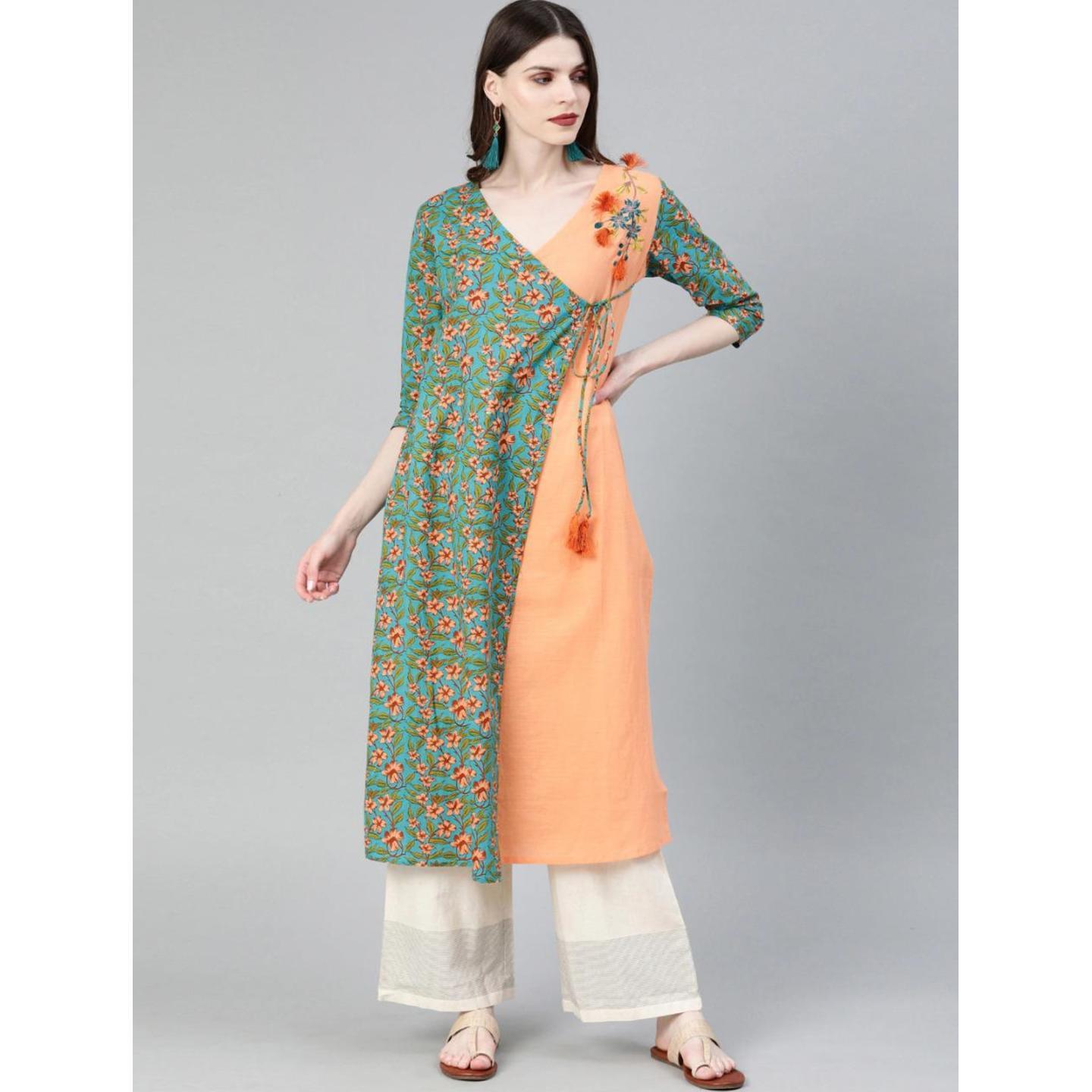 Jaipuri Angrakha Kurta