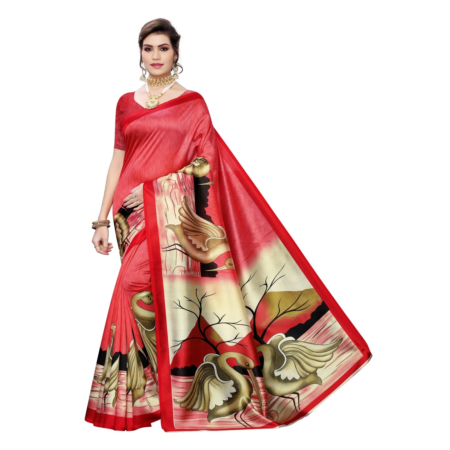 ART SILK SAREES WITH SUPERB PRINTS
