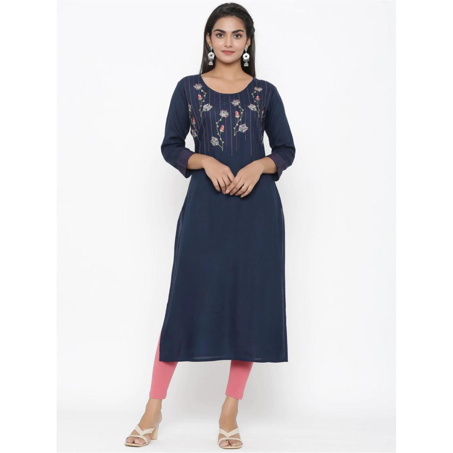 Jaipuri A-Line Kurta