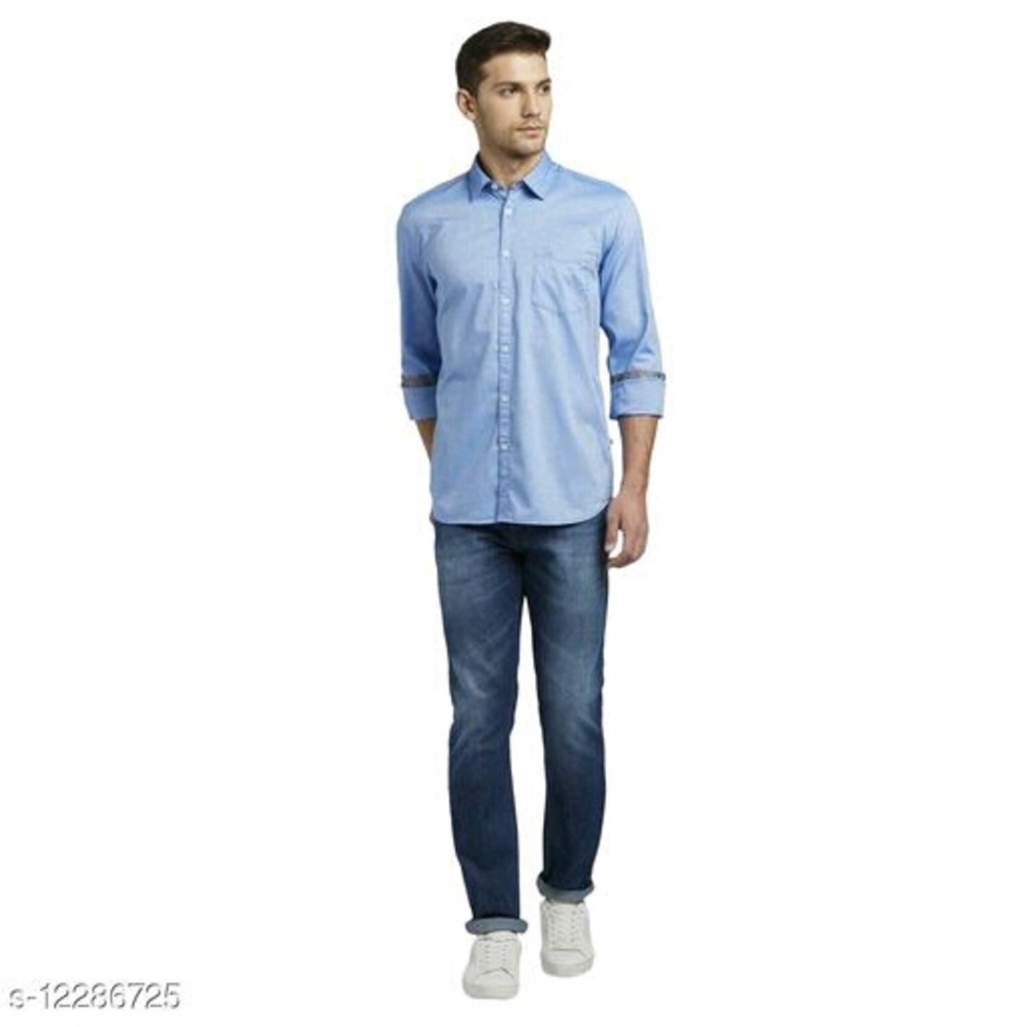 FORMAL PLAIN BLUE SHIRT