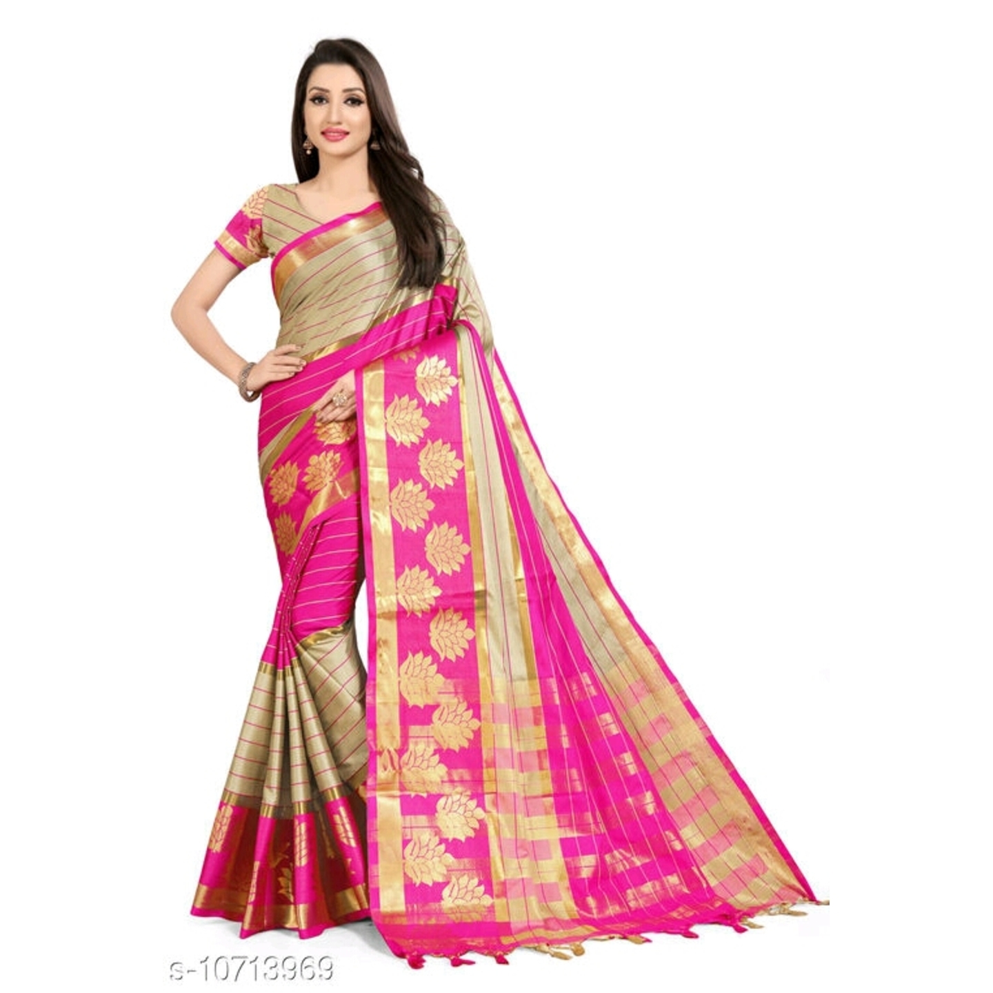 Banarasi Silk by Leeza Fashion