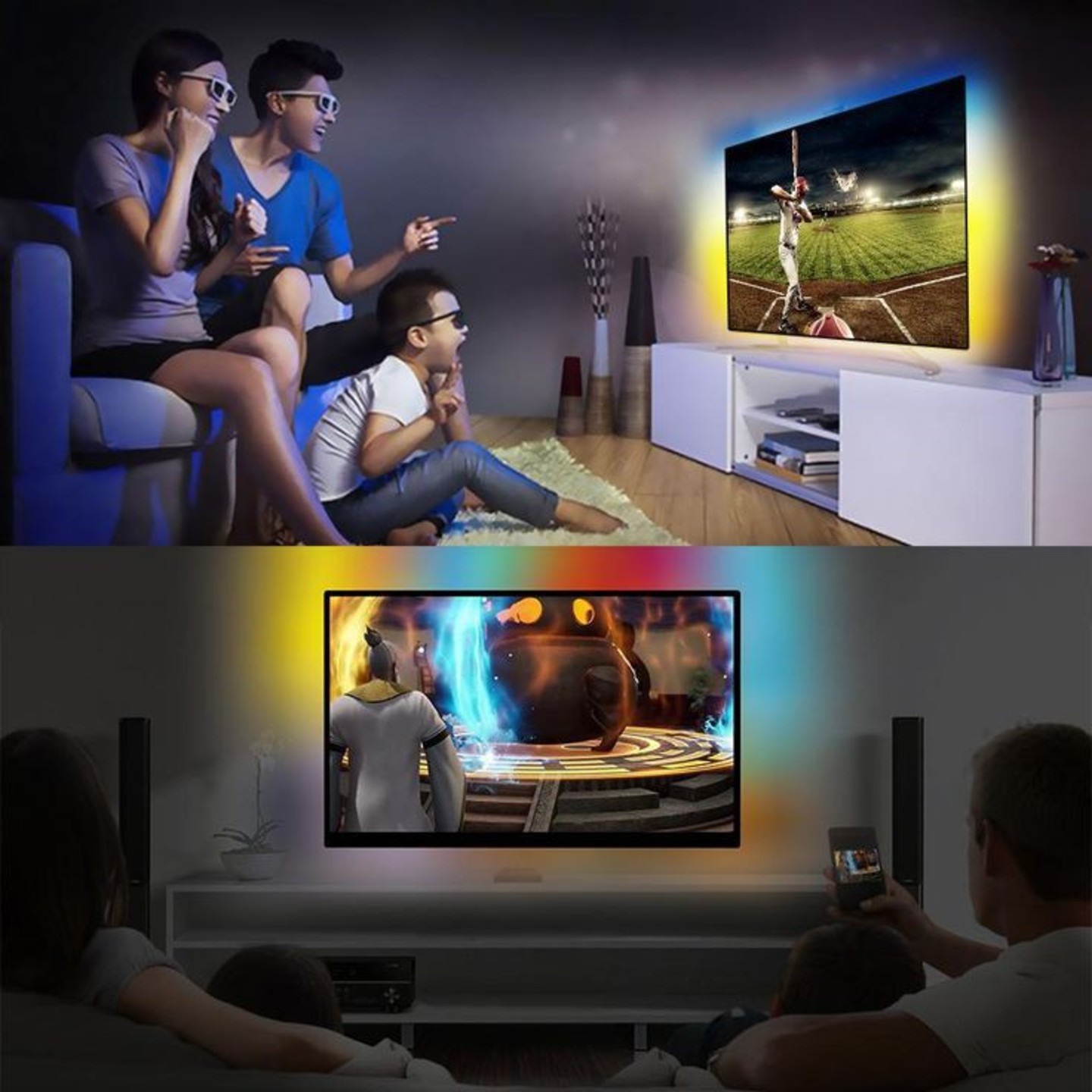 TV  PC dynamic led Strip