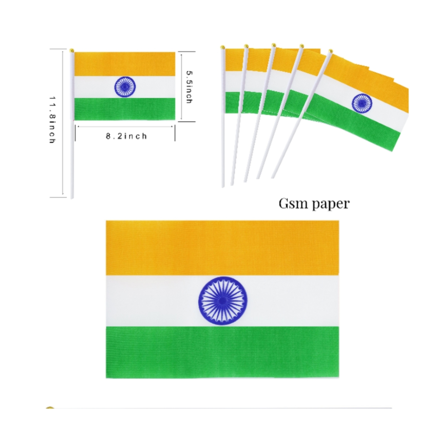 50 pcs Paper flag 