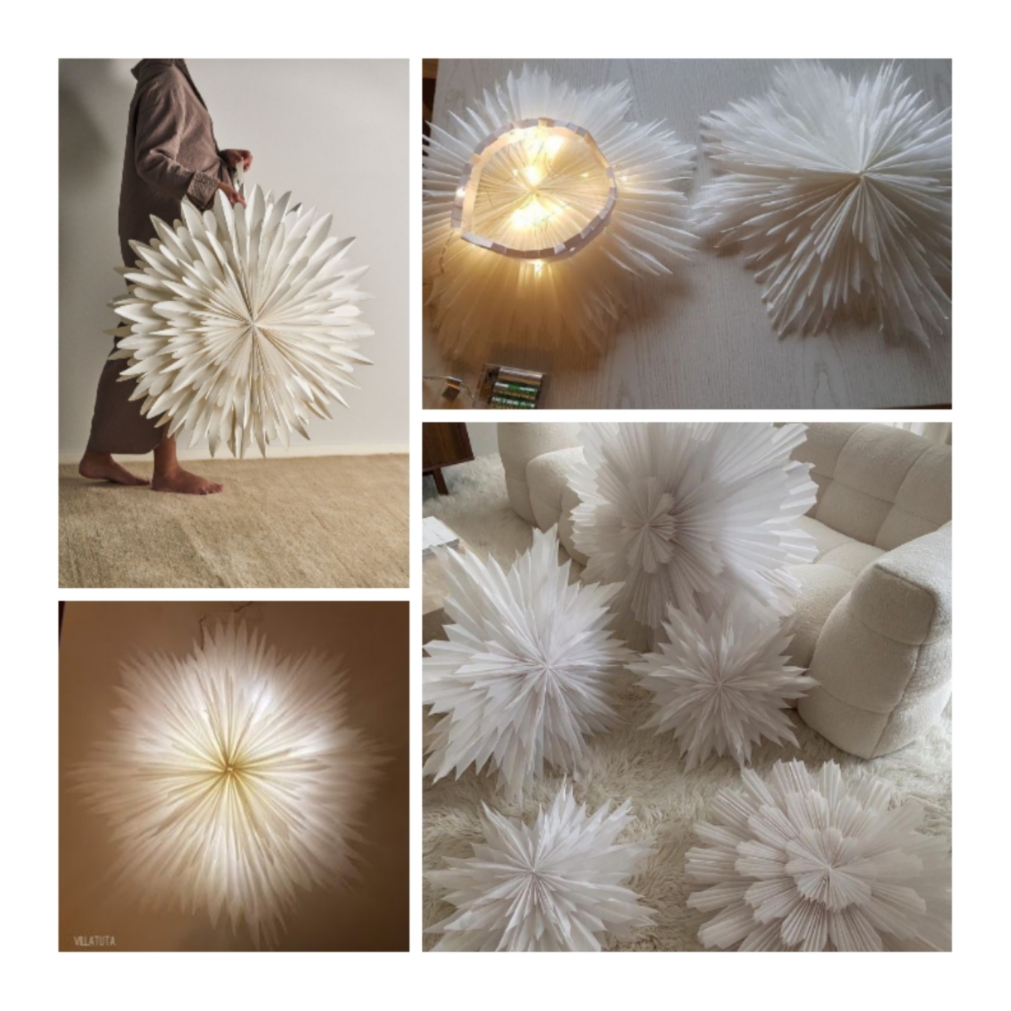 Foam paper lighting flower 