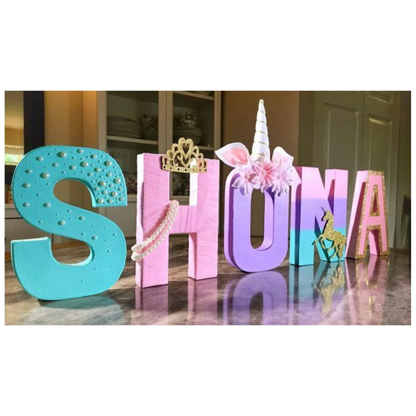 Decorative Name Letters ₹: 800 per letter