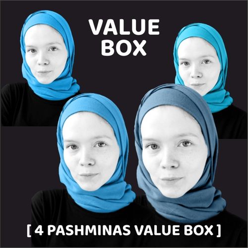 Pashmina Shawl Sale 4 Pashmina Scarves Combo Huge Discount