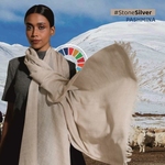 Stone Silver Pashmina #Modern #Graceful #Elegant