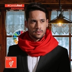 Candy Red Pashmina UNSDG5 GenderEquality