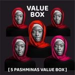 Pashmina Shawl Sale 5 Pashmina Scarves Combo Huge Discount