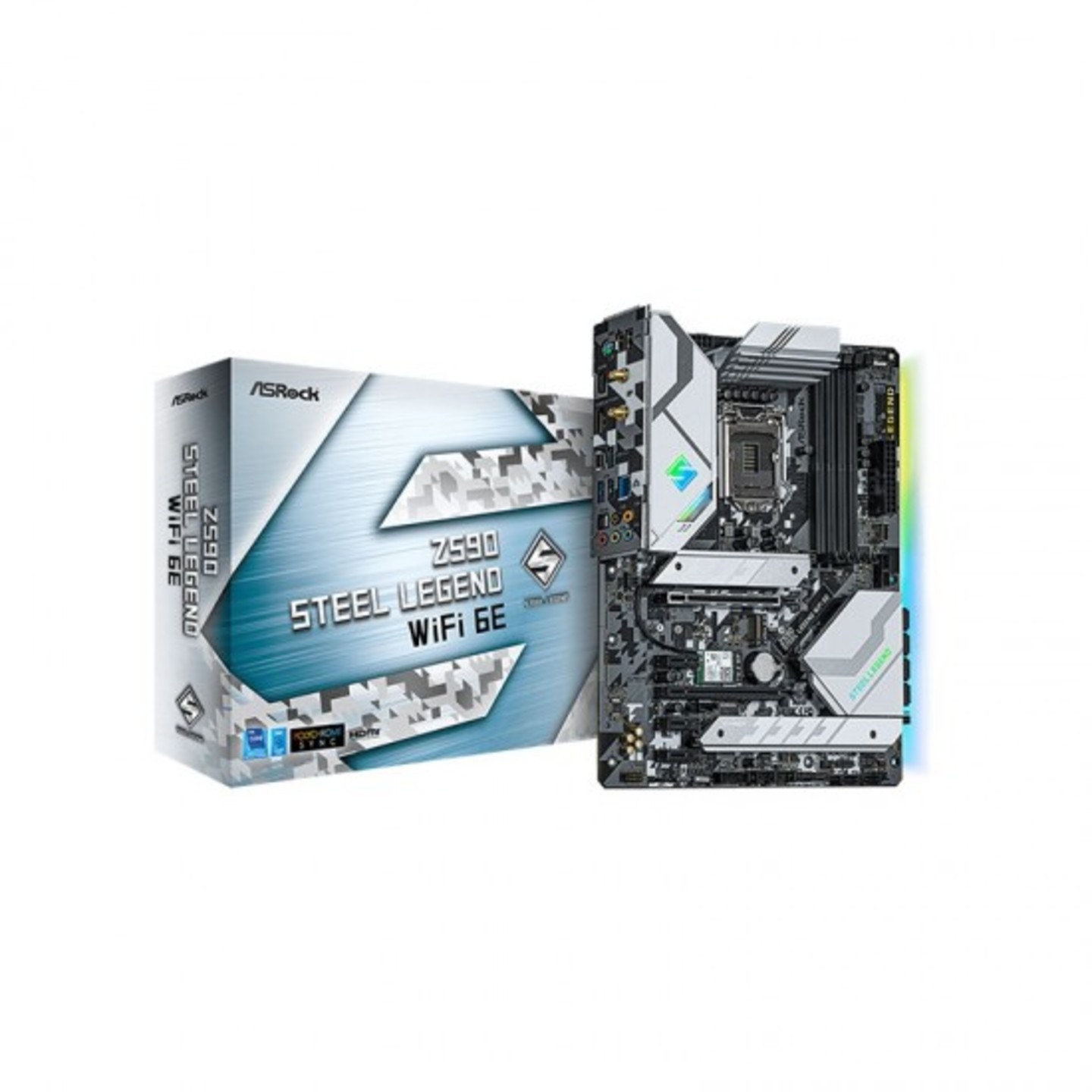 ASROCK Z590 STEEL LEGEND WIFI 6E MOTHERBOARD