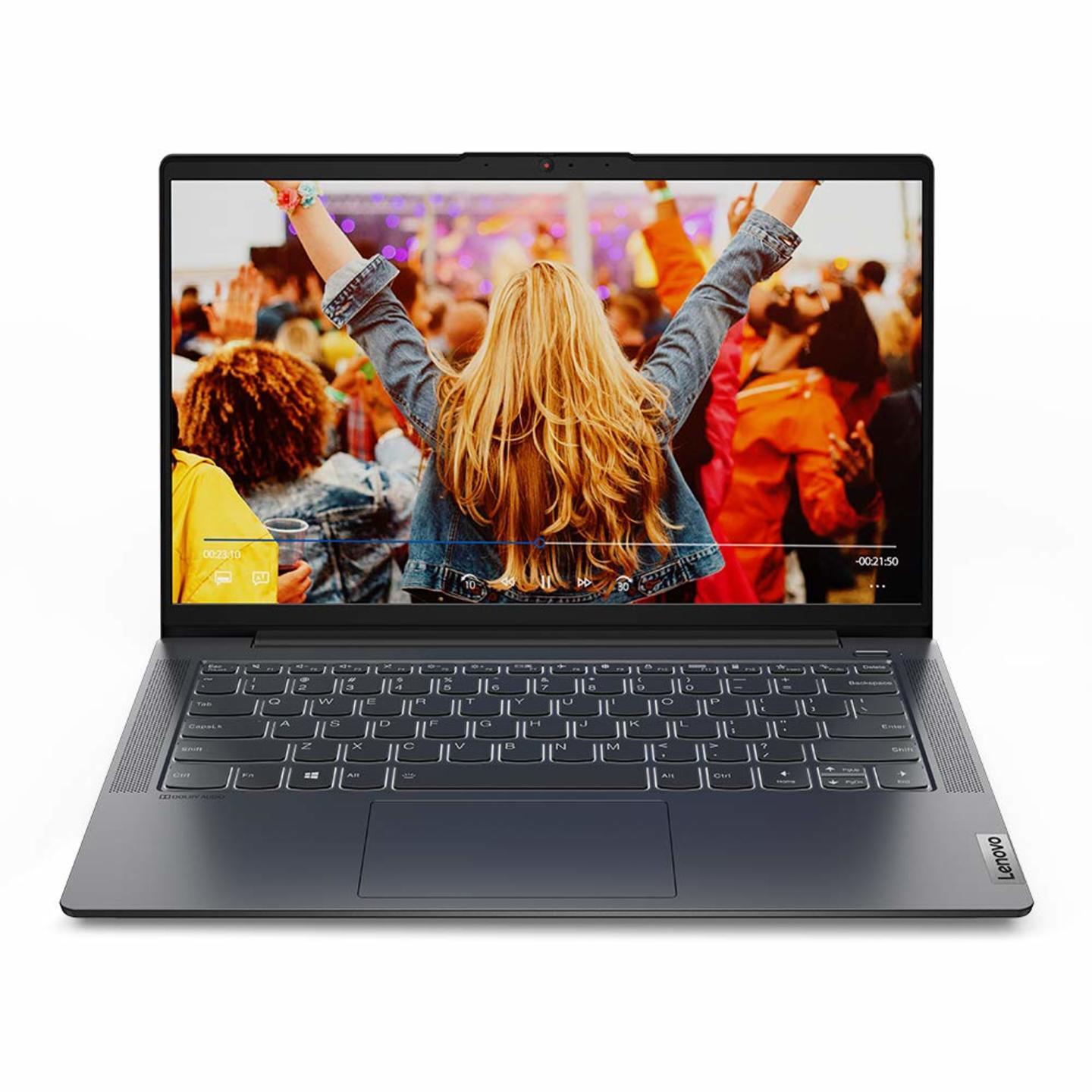 Lenovo IdeaPad Slim 5 AMD Ryzen 7 4700U 14" (35.56cm) FHD IPS Thin & Light Laptop (8GB/512GB SSD/Windows 10/MS Office/Backlit Keyboard/Fingerprint Reader/Graphite Grey/1.39Kg), 81YM002TIN